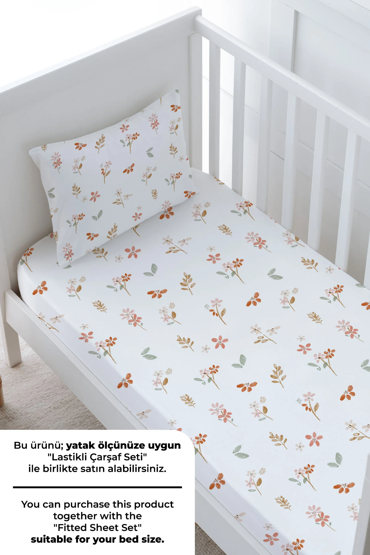 Bebek Boy Nevresim Takımı - Pureline Series - Soft Bloom