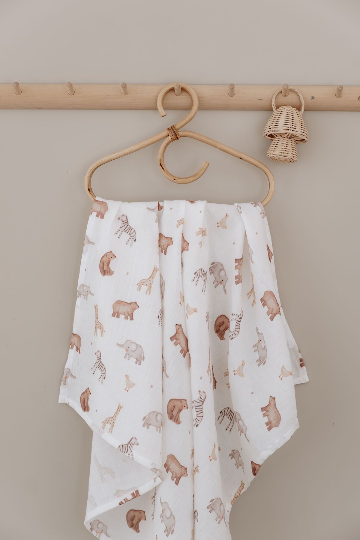 Müslin Örtü - Pureline Series - Cute Animals