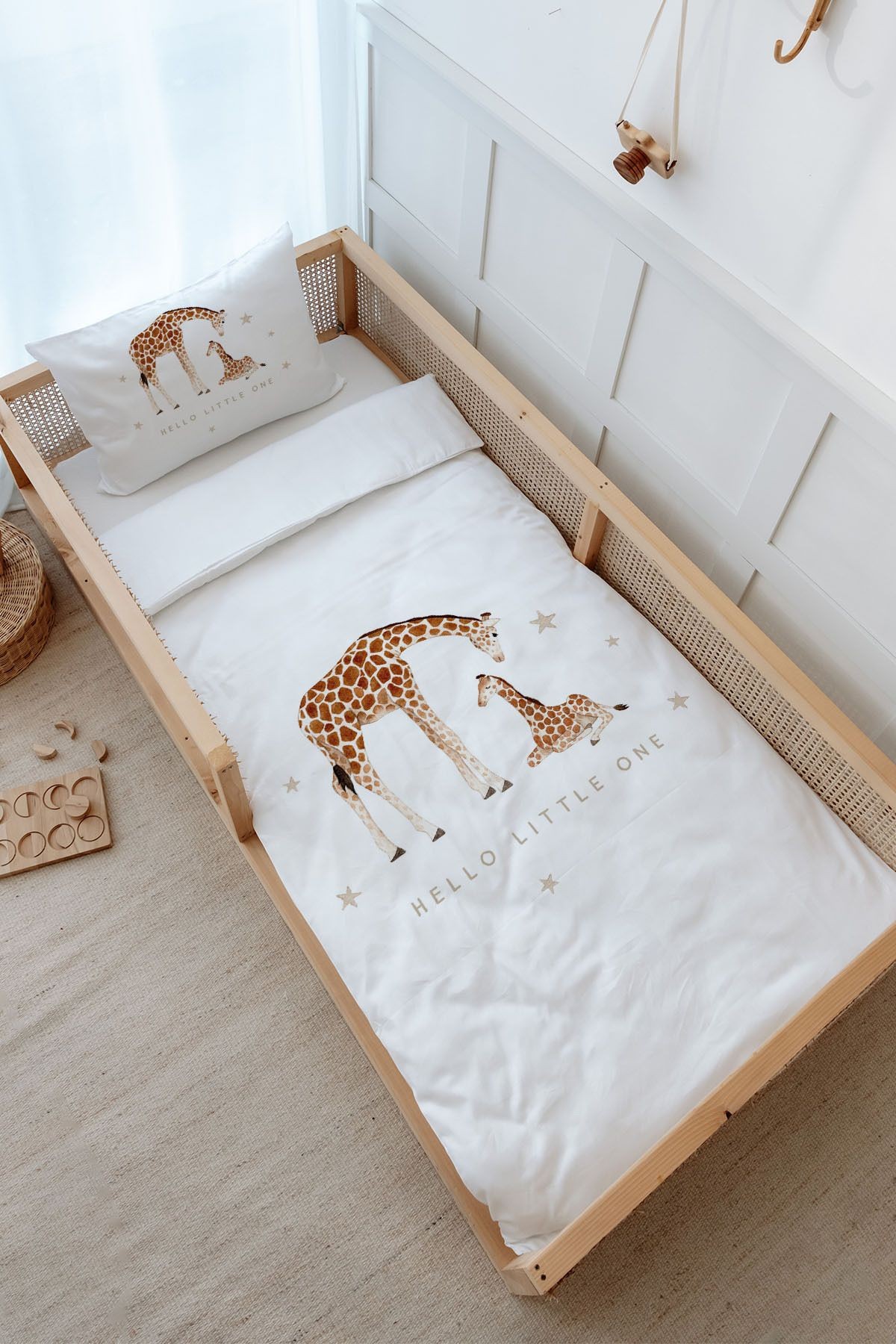 Montessori Nevresim Takımı - Royal Series - Baby Giraffe