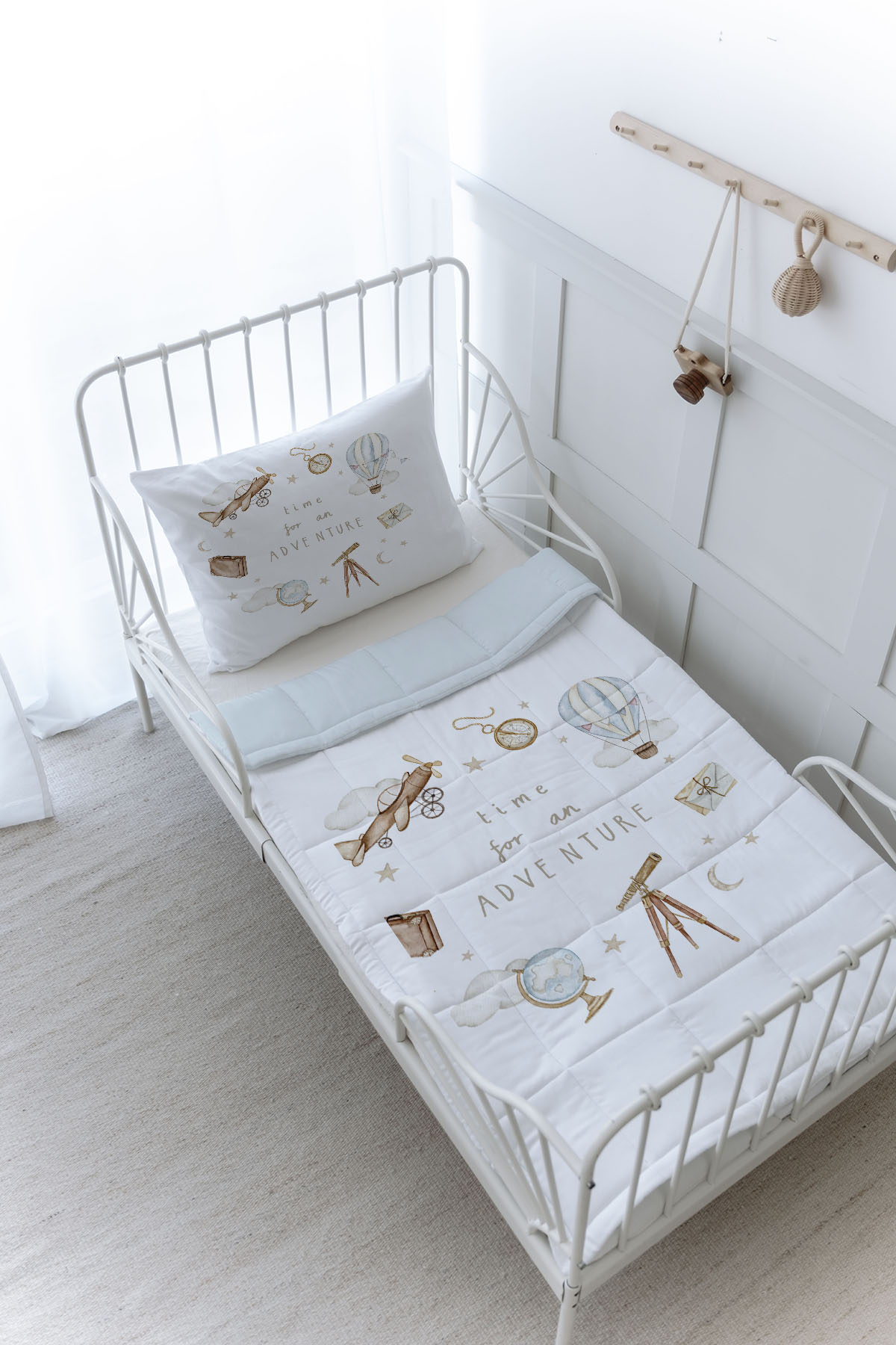 Organik Baskılı Yorgan Seti - Royal Series - Adventure Baby