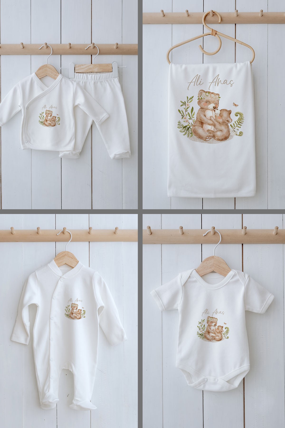 Organik 11'li Hastane Çıkışı - For Baby - Mom and Baby Bear