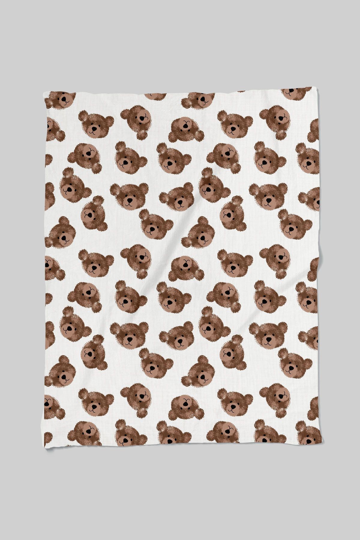 4 Kat Müslin Battaniye (100x120) - Tiny Bear