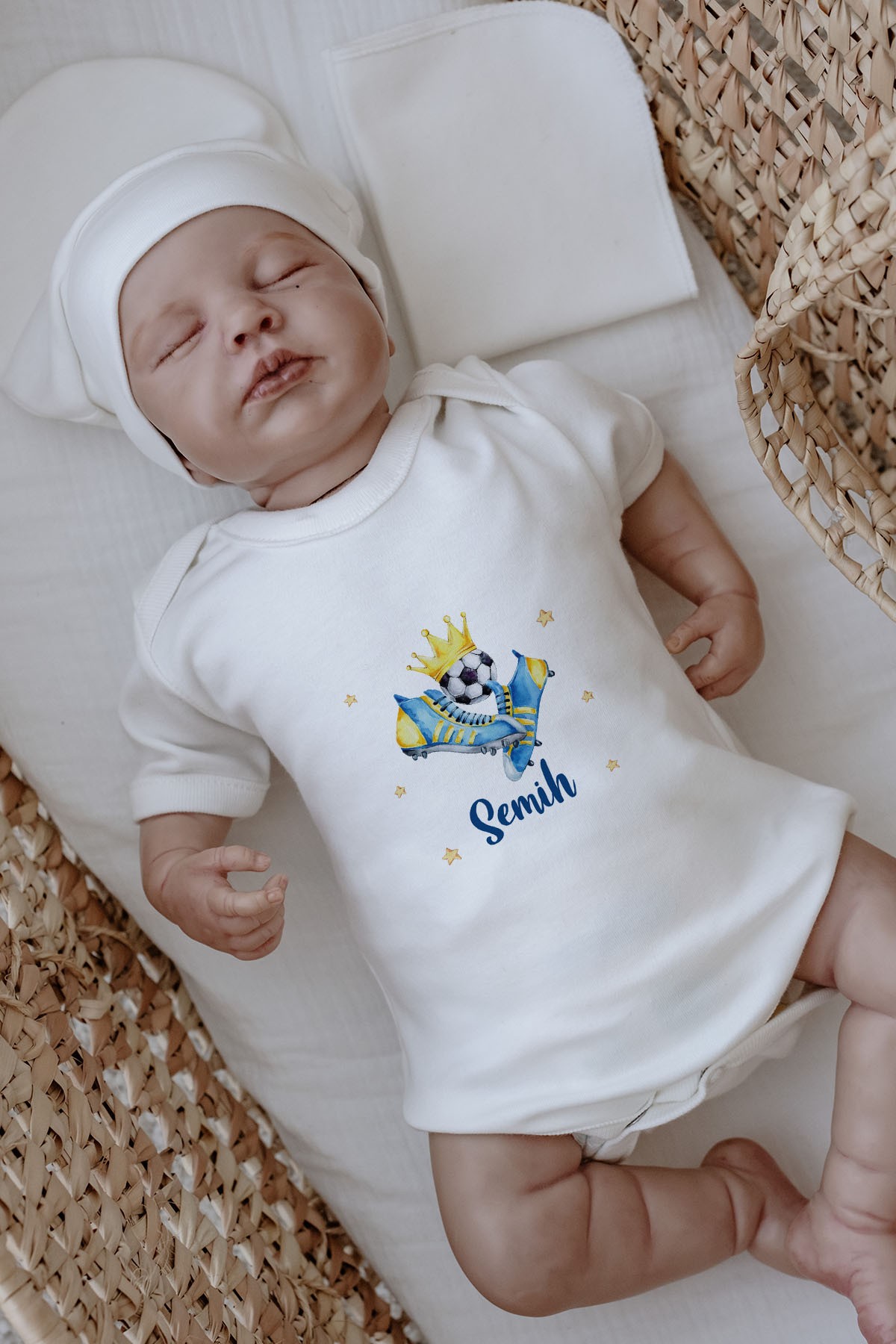 Organik 11'li Hastane Çıkışı - For Baby - Sarı - Lacivert