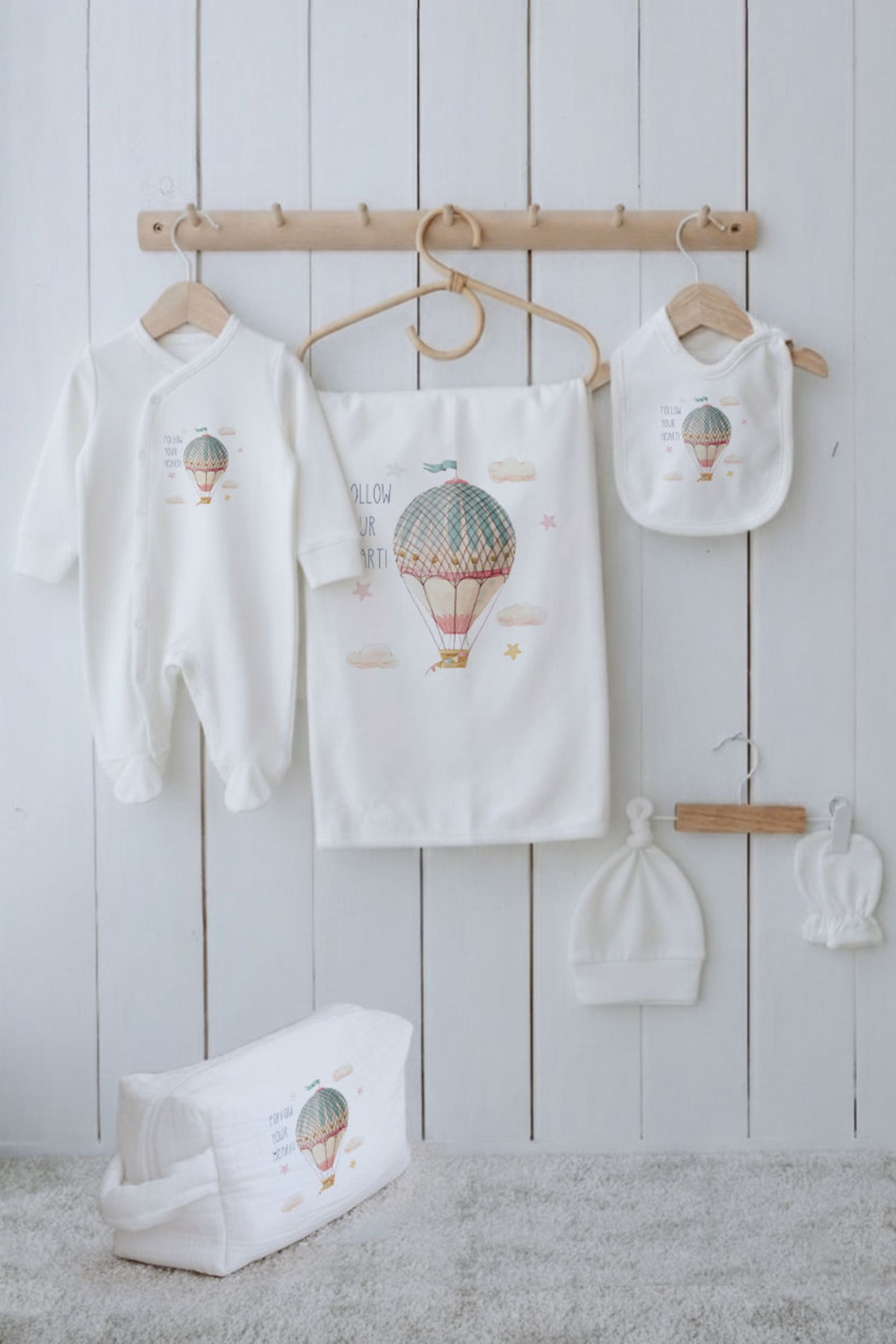 Organik 6'lı Hastane Çıkışı - Little Baby - Pink Dreams