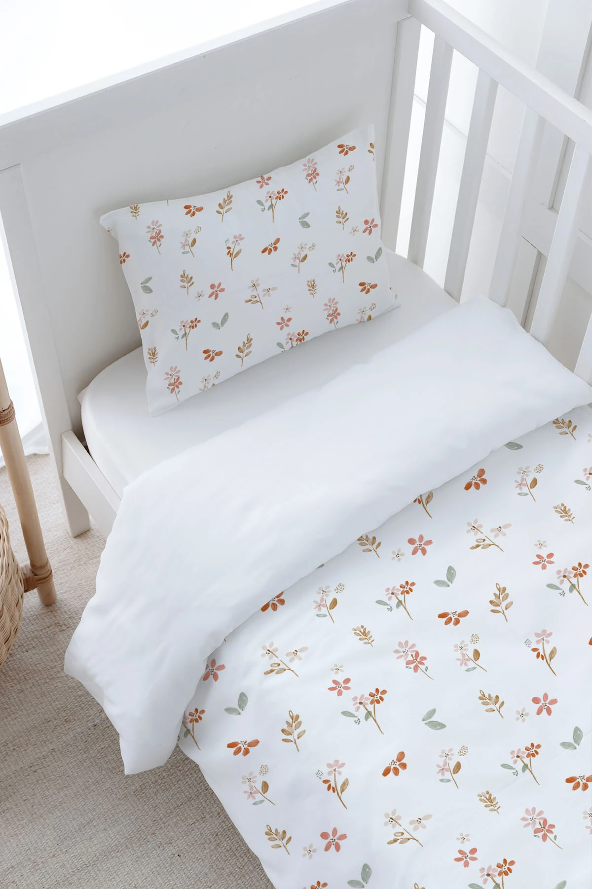 Bebek Boy Nevresim Takımı - Pureline Series - Soft Bloom