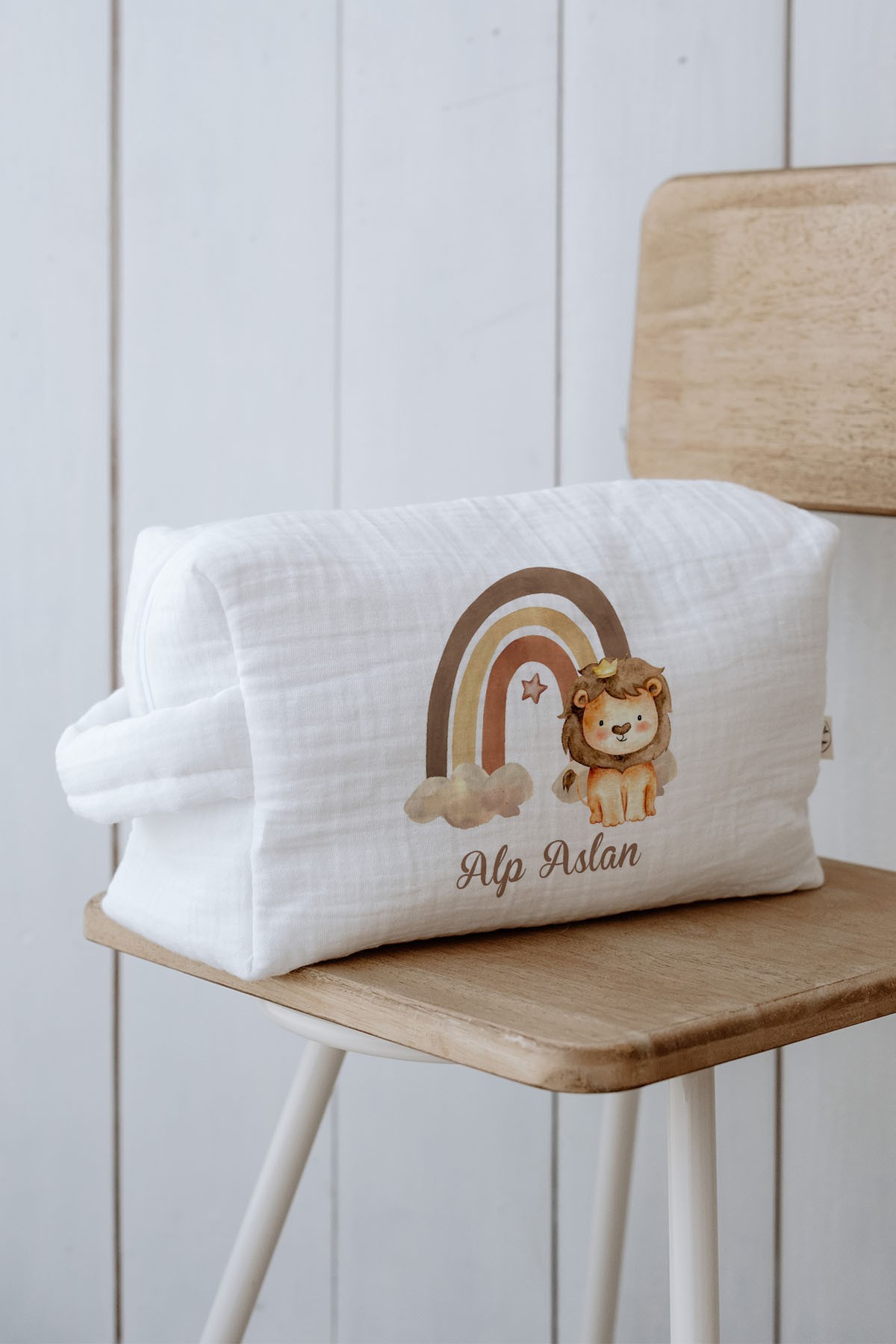 Bebek Bakım Çantası - Little Baby - Lion Rainbow
