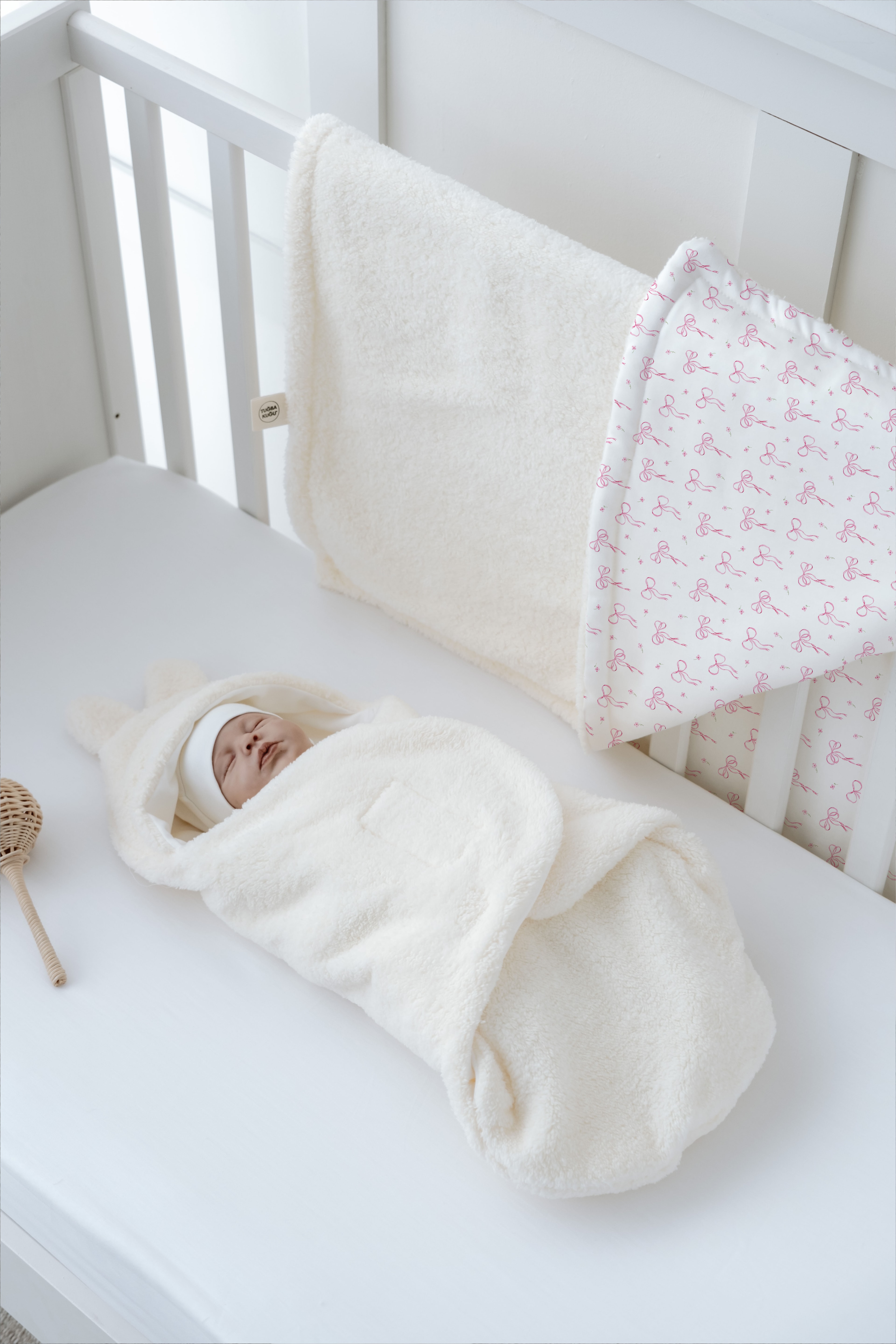 Peluş Kundak Ve Çift Yüz Battaniye - Pureline Series