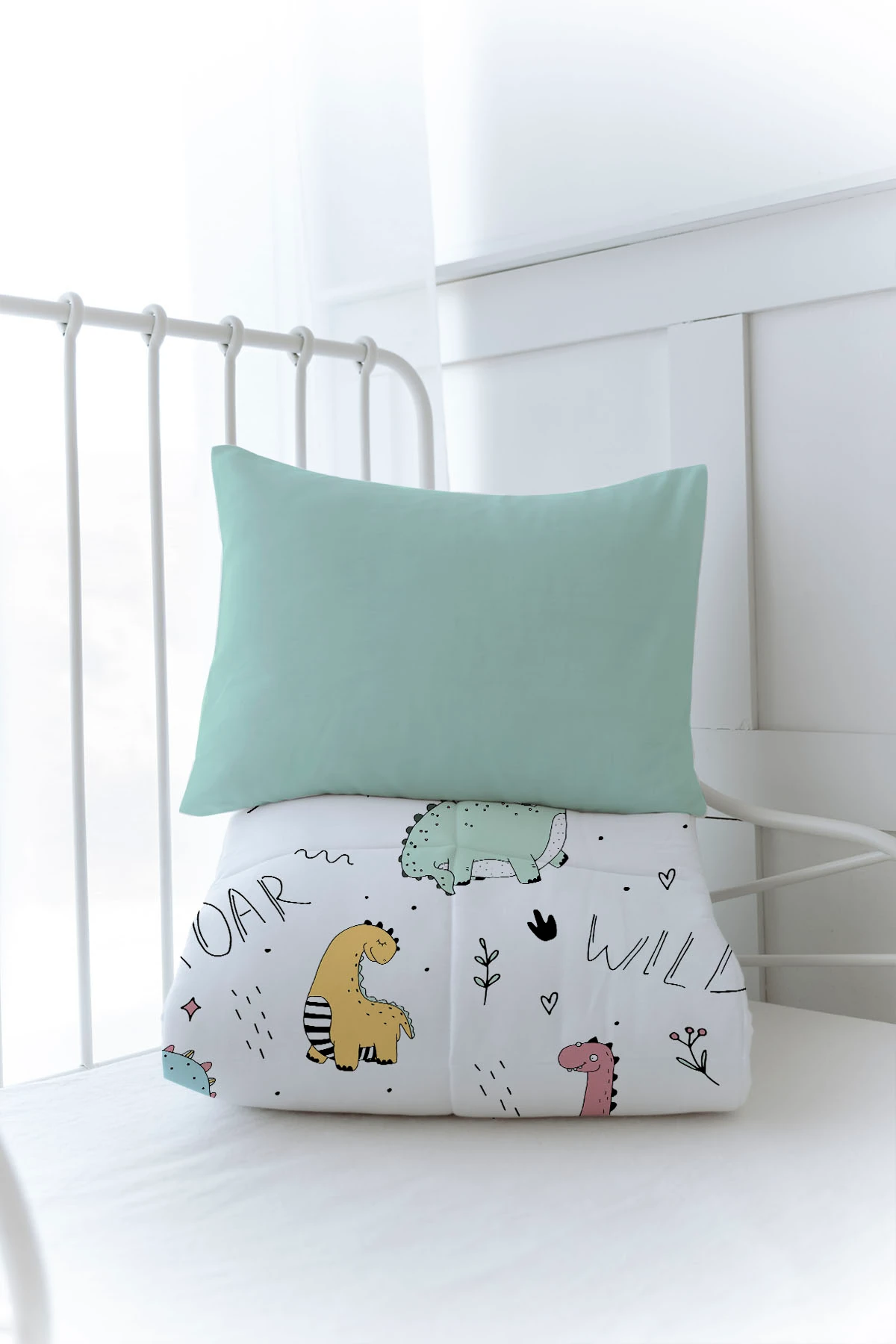 Organik Baskılı Yorgan Seti - Royal Series - Unicorn Dream