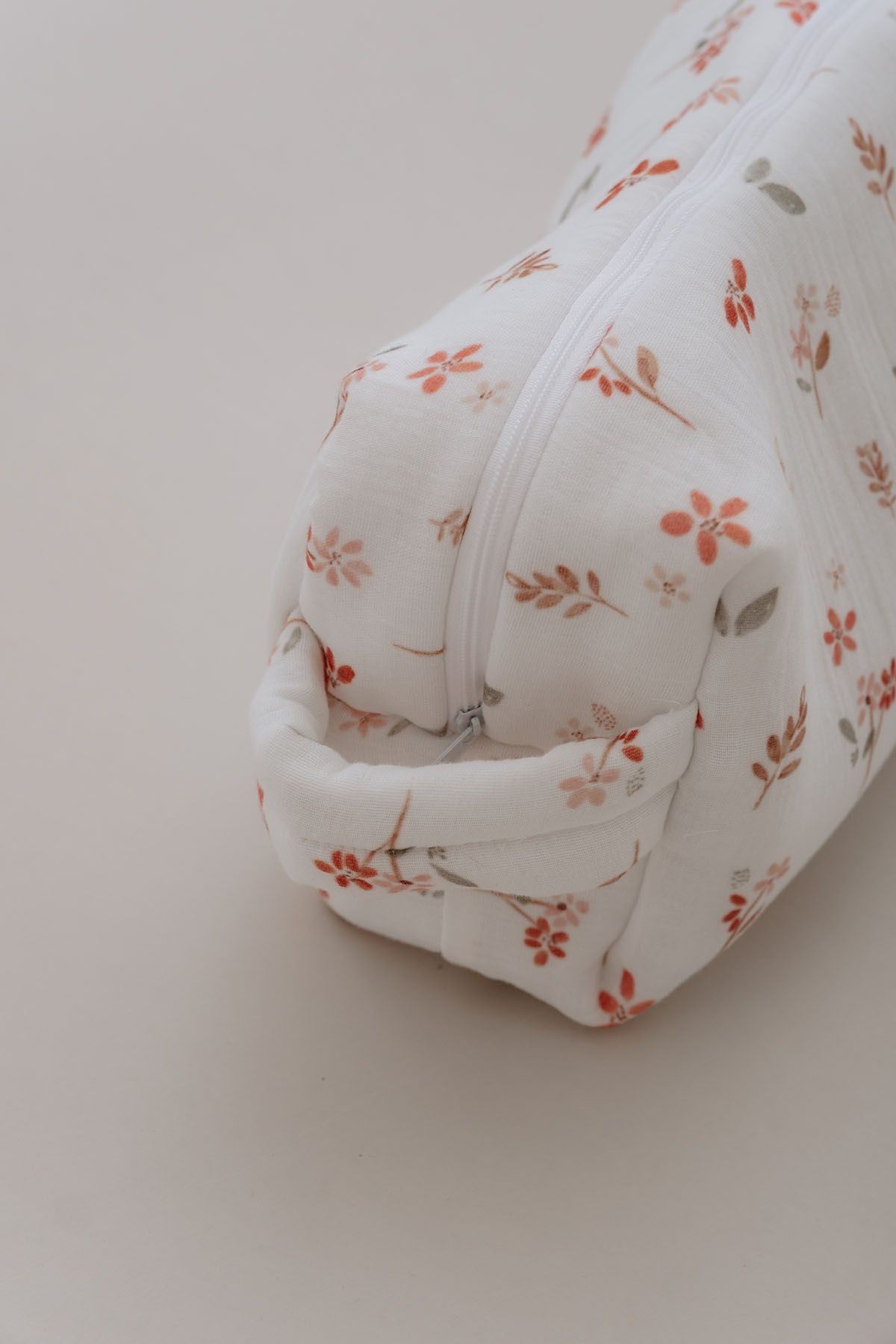 Müslin Bakım Çantası - Pureline Series - Soft Bloom