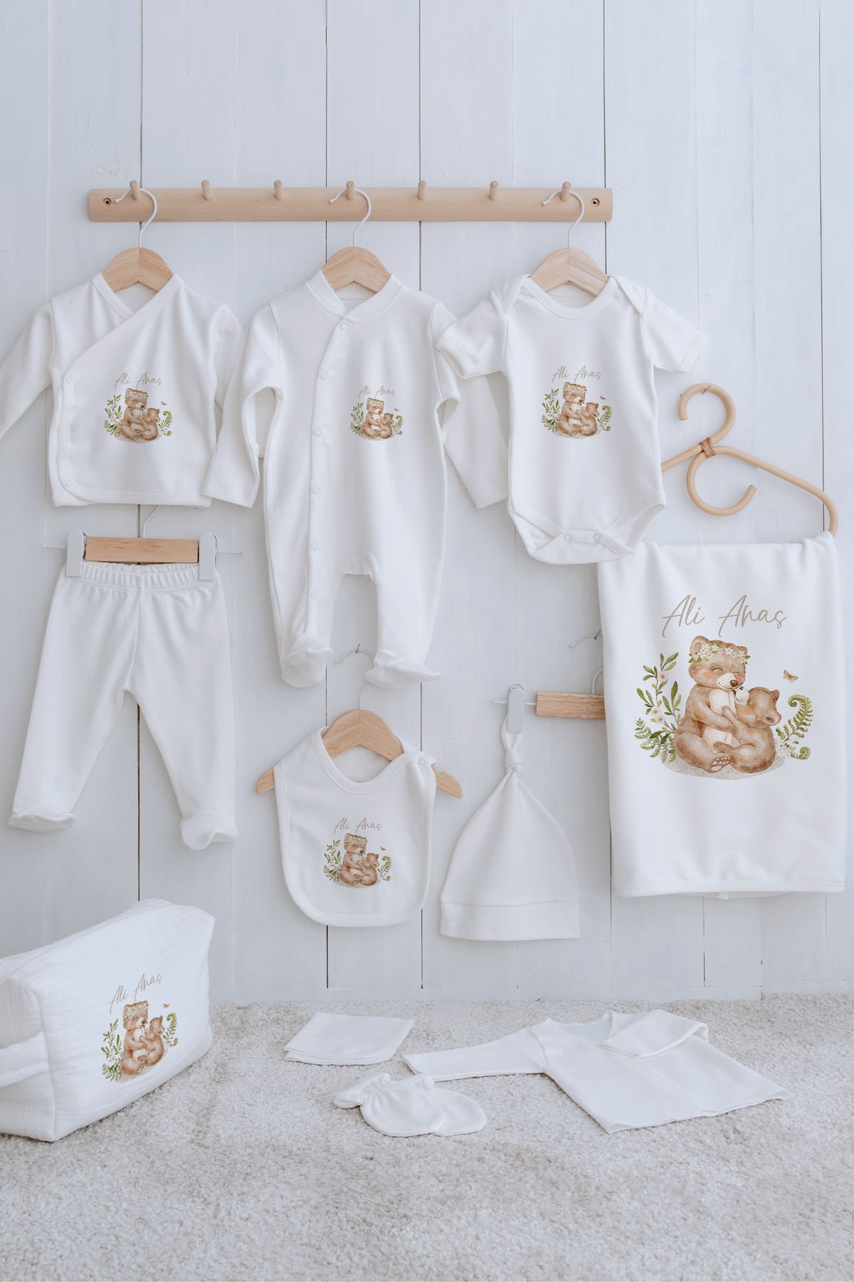 Organik 11'li Hastane Çıkışı - For Baby - Mom and Baby Bear