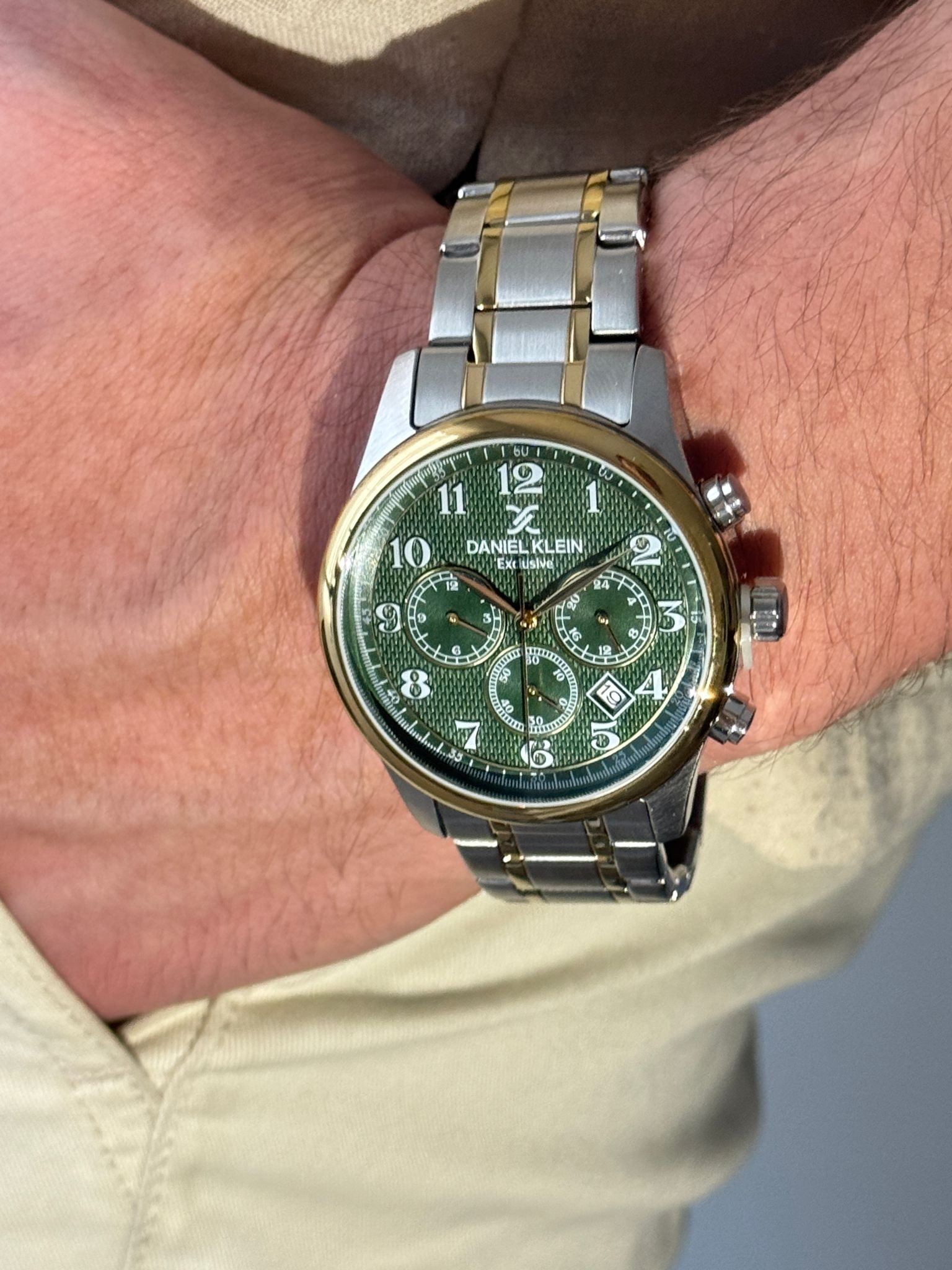 Orijinal Daniel Klein Kordonu İsim Yazılı Retro Gold Exclusive Kol Saati