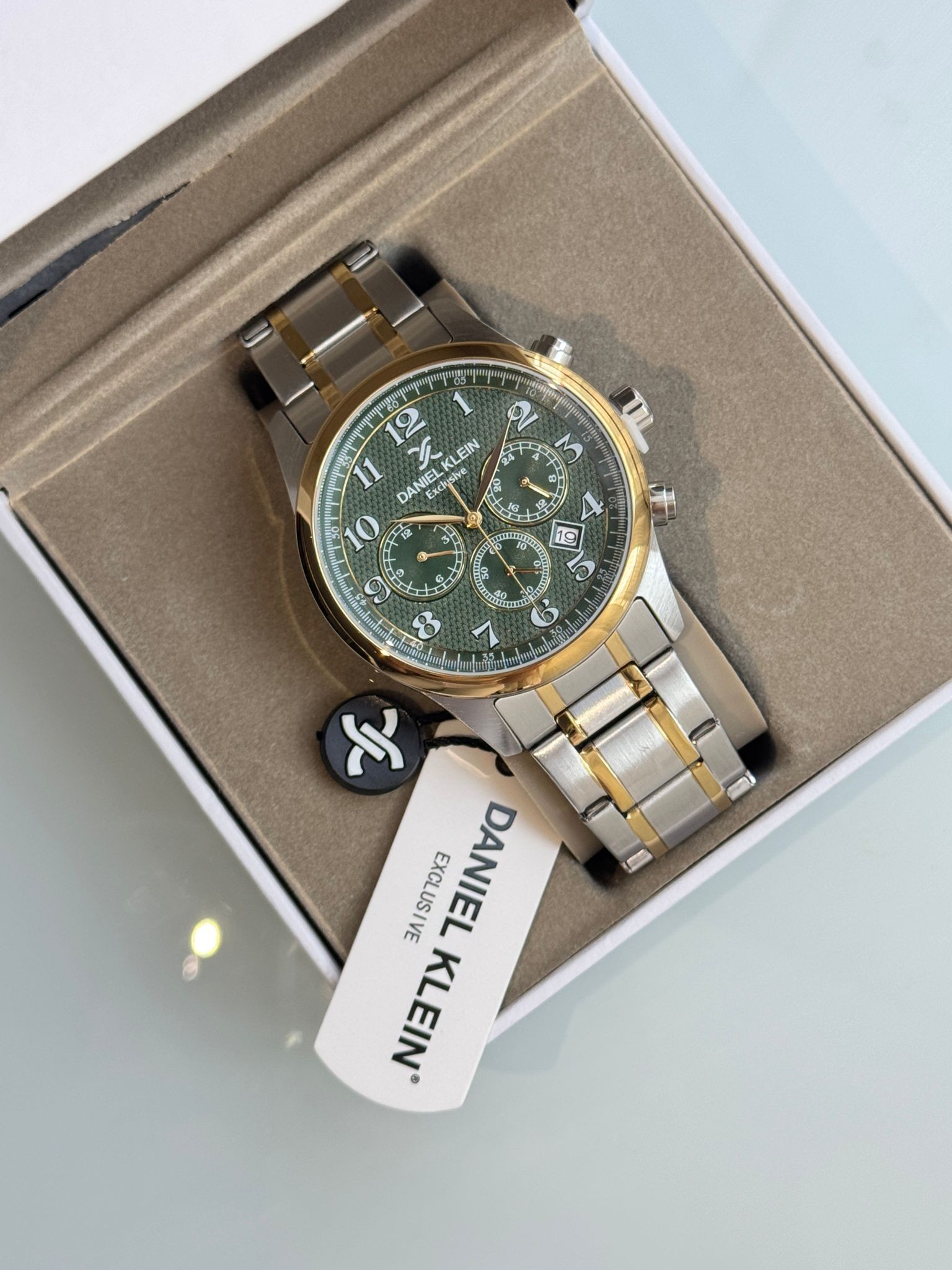 Orijinal Daniel Klein Kordonu İsim Yazılı Retro Gold Exclusive Kol Saati