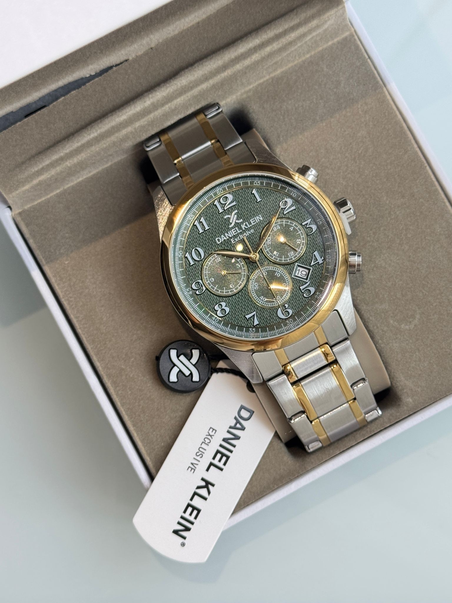 Orijinal Daniel Klein Kordonu İsim Yazılı Retro Gold Exclusive Kol Saati