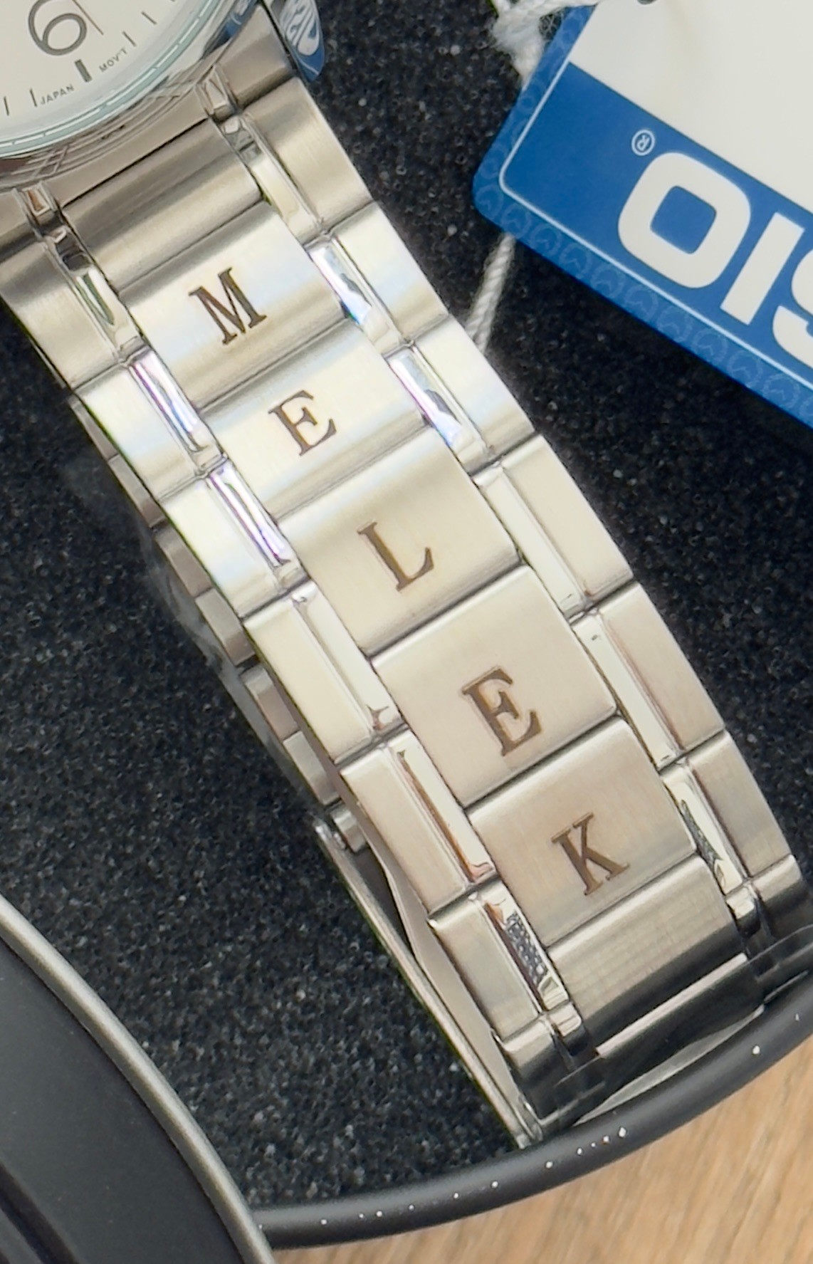 Orijinal Casio Marka Kordonu İsim Yazılı Kol Saati