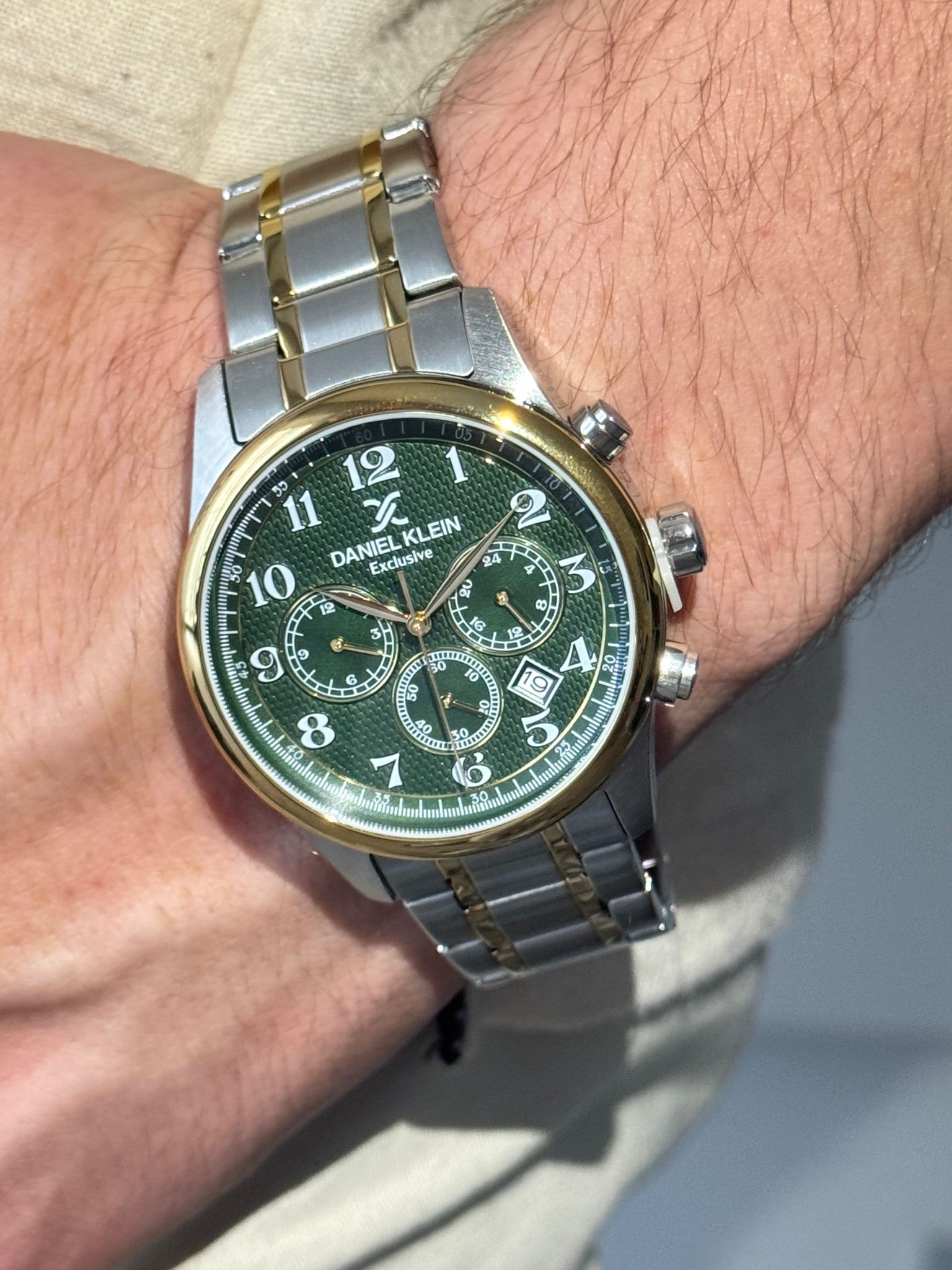 Orijinal Daniel Klein Kordonu İsim Yazılı Retro Gold Exclusive Kol Saati