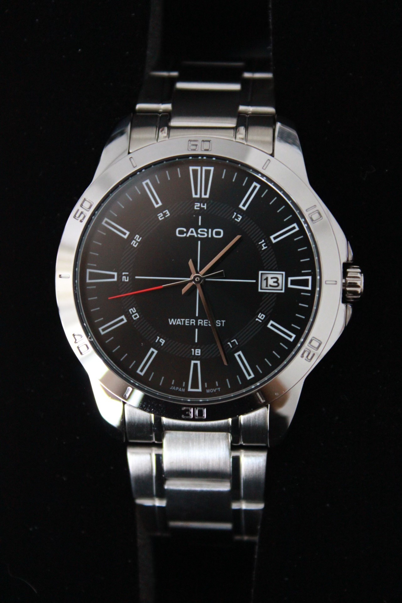 Orijinal Casio Takvimli Siyah Kadran Kordonu İsimli Erkek Kol Saati 1CUDF 