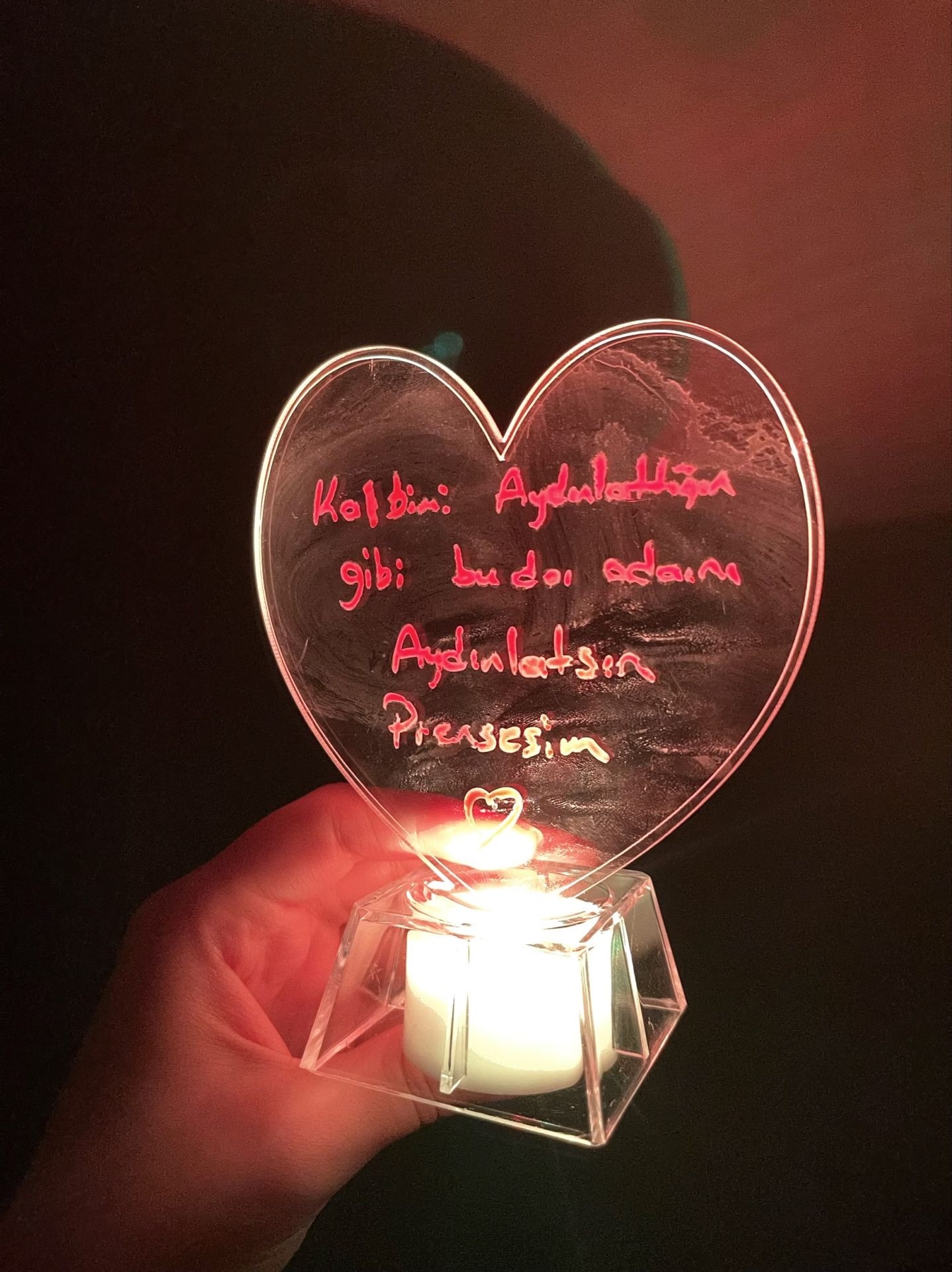Led Işıklı Kalemli Masa Lambası