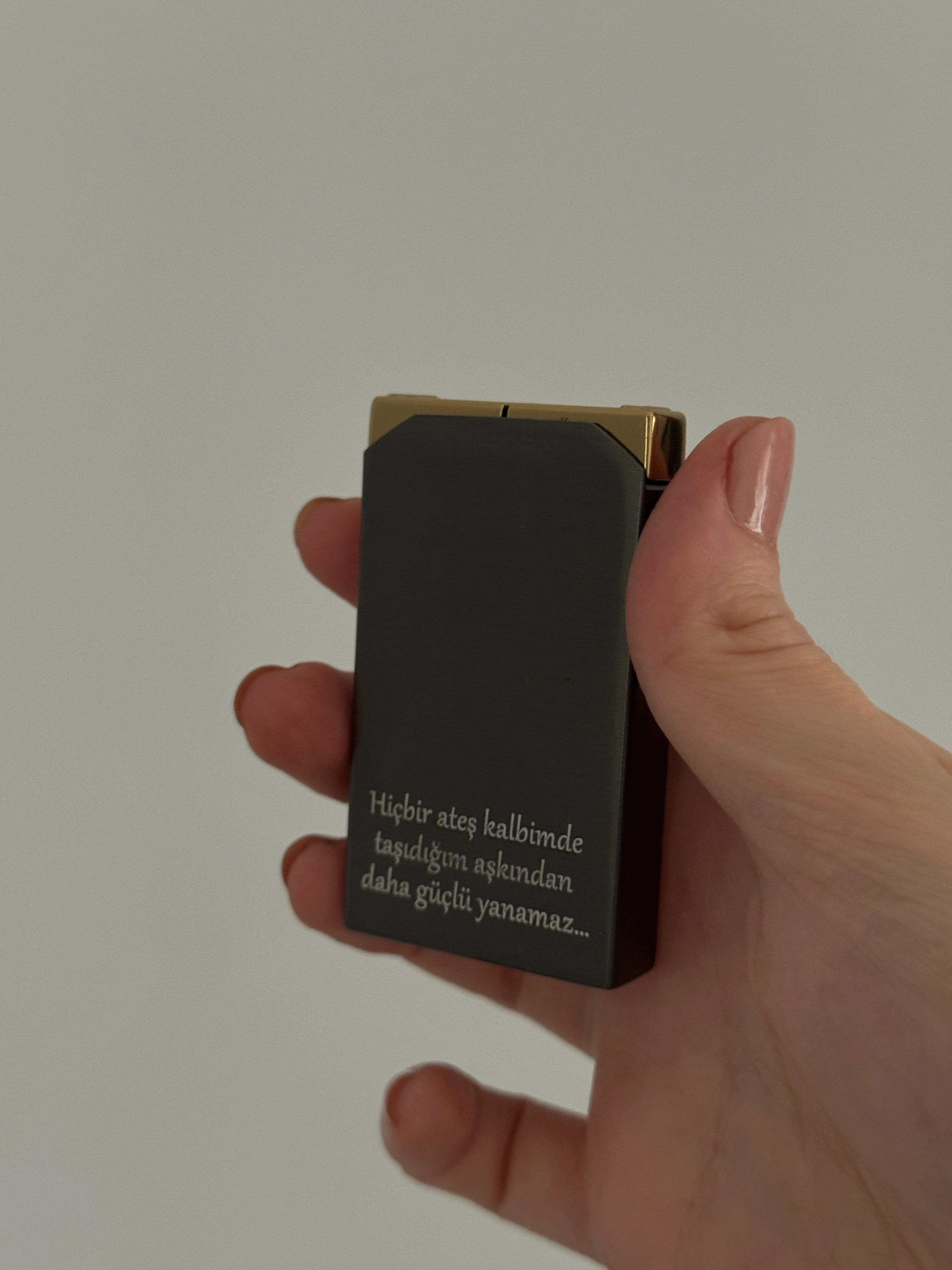 Kişiye Özel Çift Yanışlı Metal Çakmak