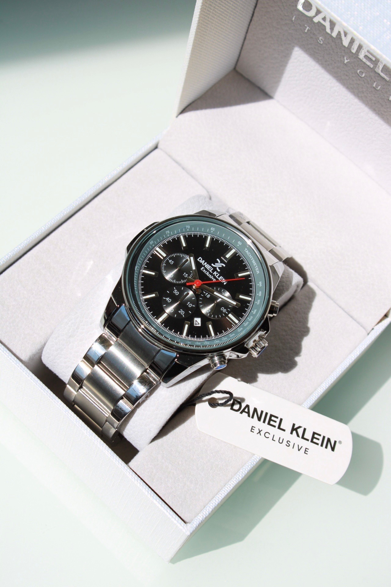 Kordonu İsim Yazılı Orijinal Daniel Klein Siyah Kol Saati Exclusive Seri