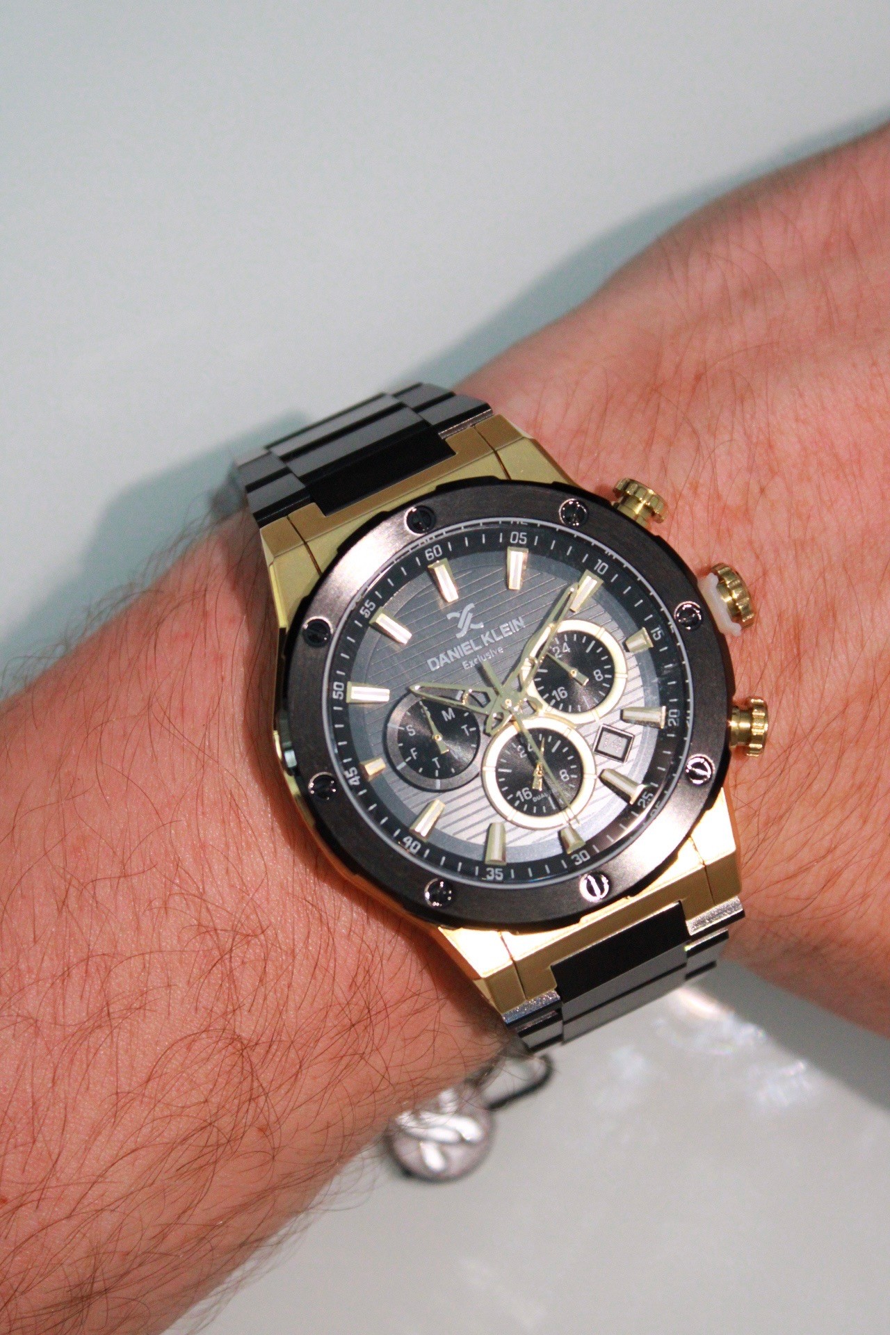 Orijinal Daniel Klein İsimli Exclusive Seri Gold Siyah Kol Saati