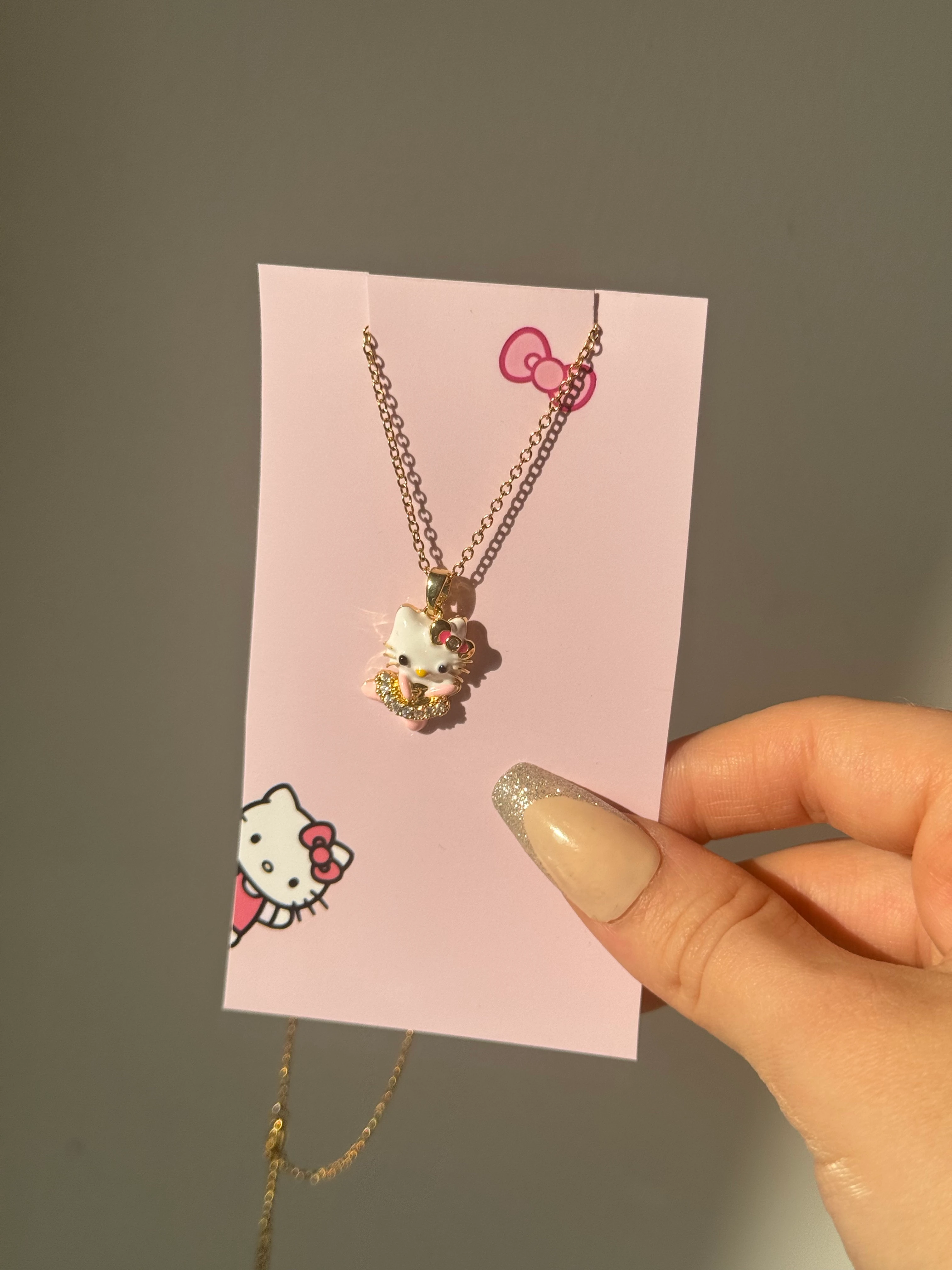 Çelik Balerin Hello Kitty Kolye