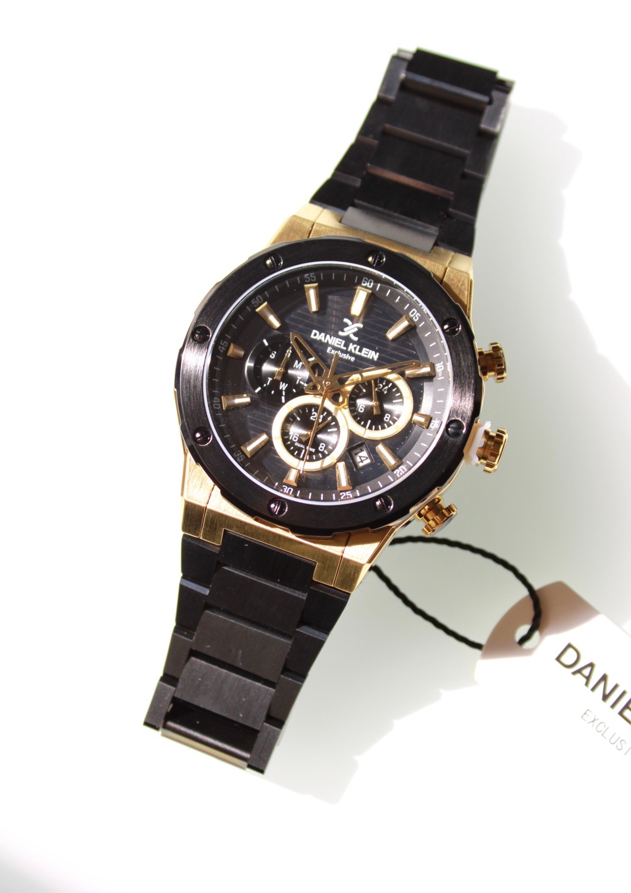 Orijinal Daniel Klein İsimli Exclusive Seri Gold Siyah Kol Saati