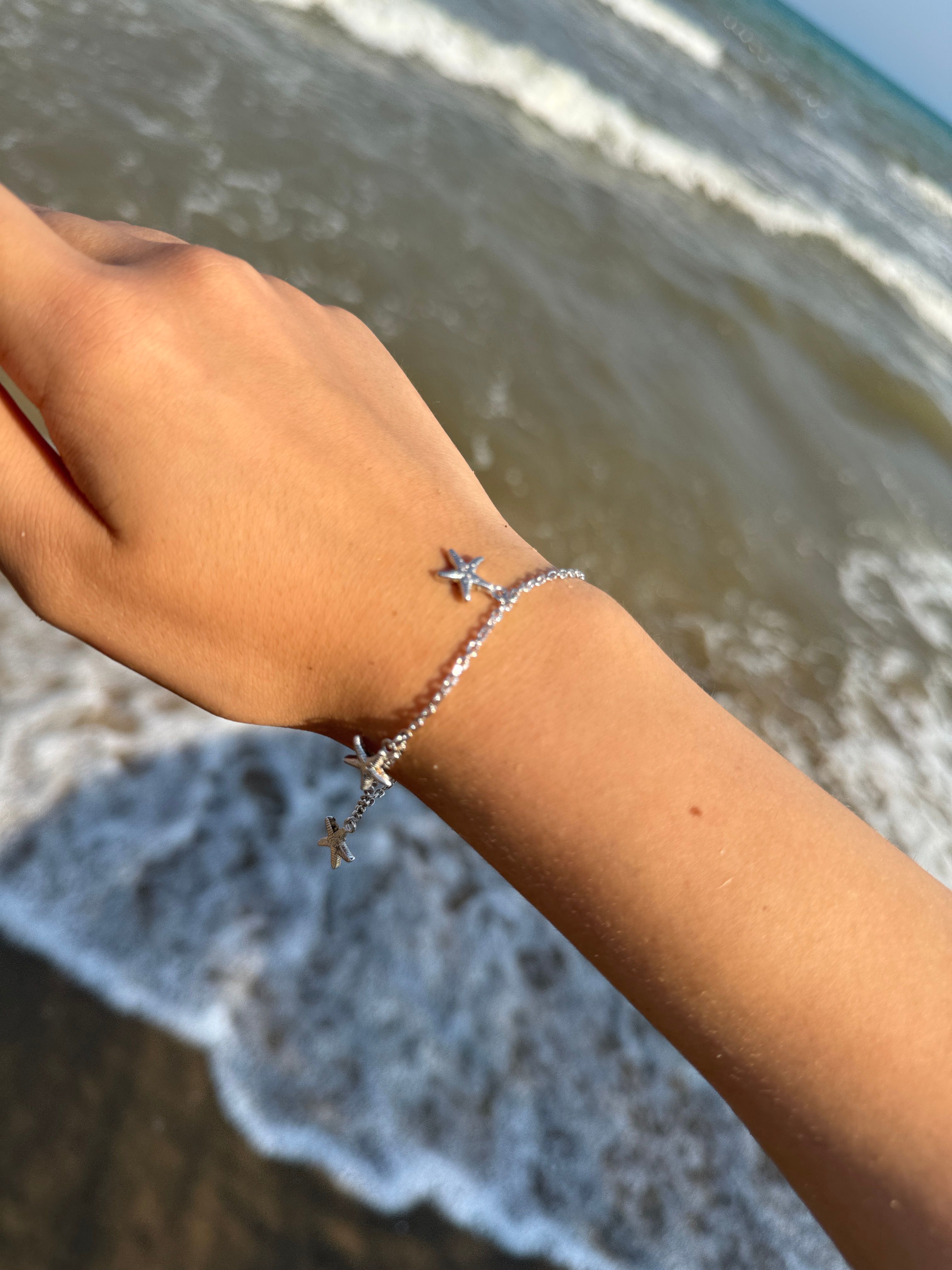 925 Gümüş Seastar Bileklik
