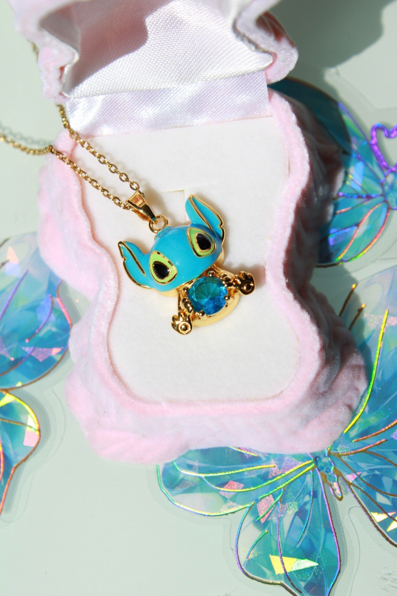Çelik Blue Stitch Kolye