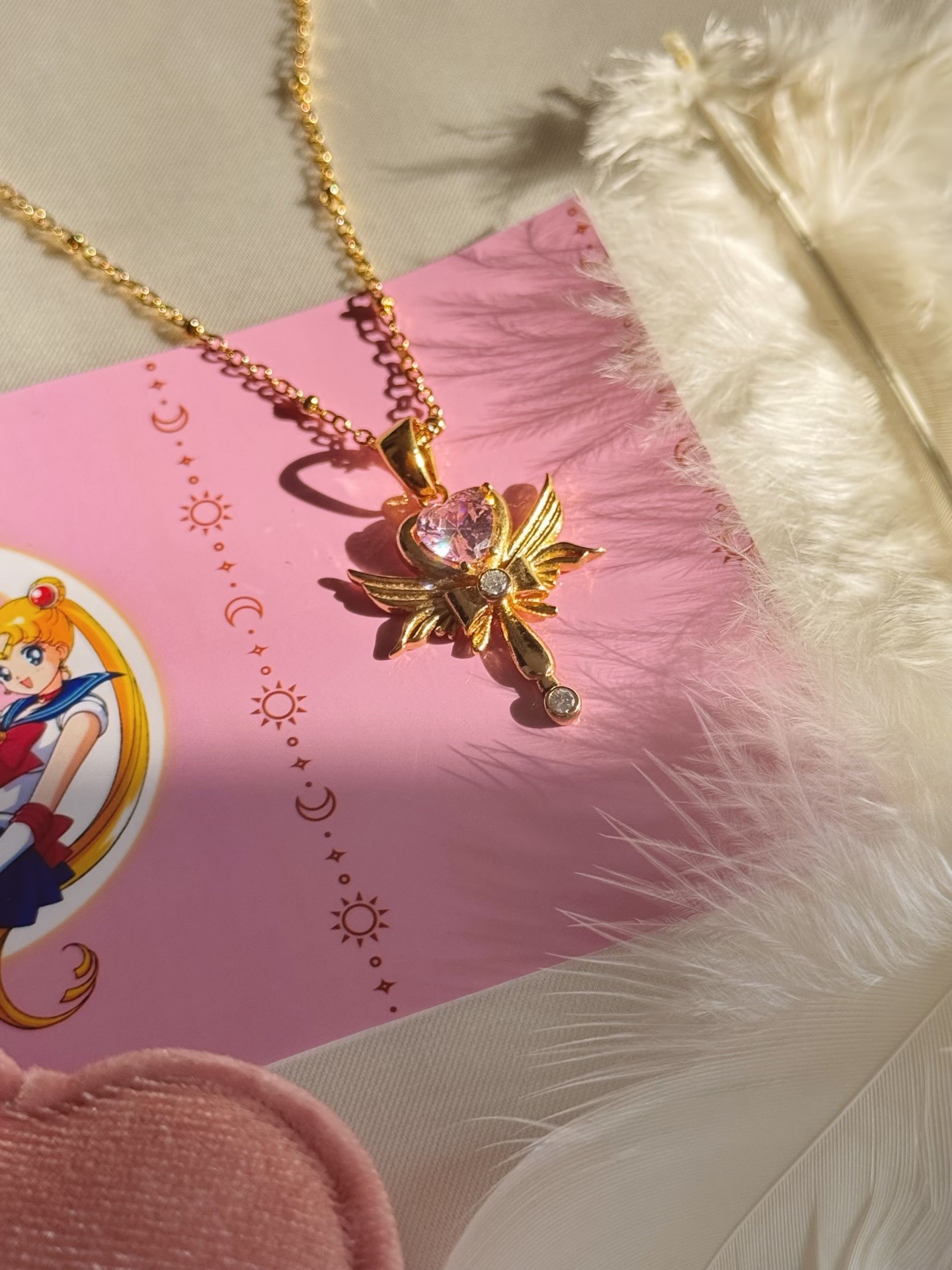 Sailor Moon Time Key Kolye
