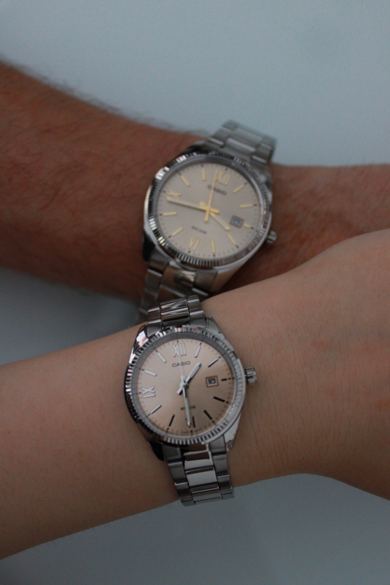 Orijinal Casio Beige Kordonu İsimli Kadın Kol Saati