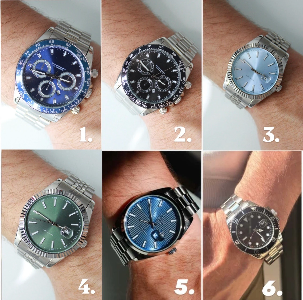 Göz Baskılı Erkek Kol Saati