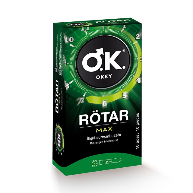 OKEY RÖTAR MAX İLİŞKİ SÜRESİNİ UZATIR 10ADET