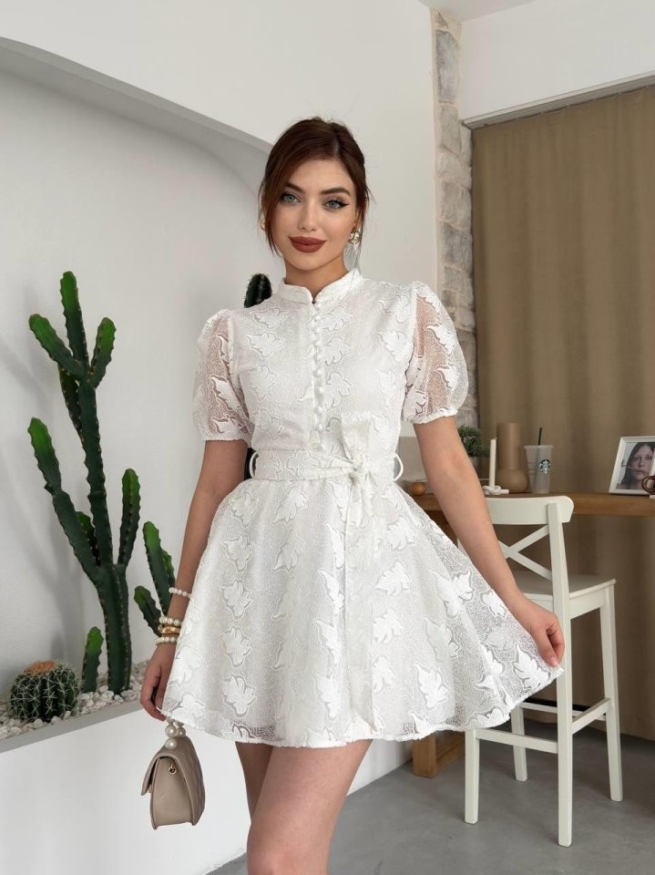 Erwa Kemer Detaylı Elbise