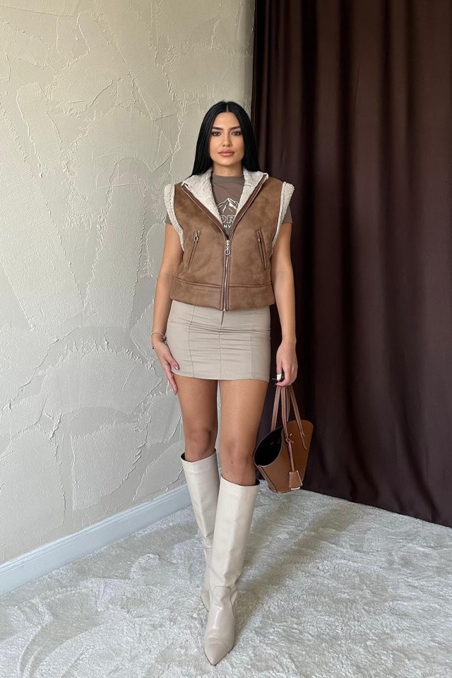 Vizon Cepli Kısa Yelek