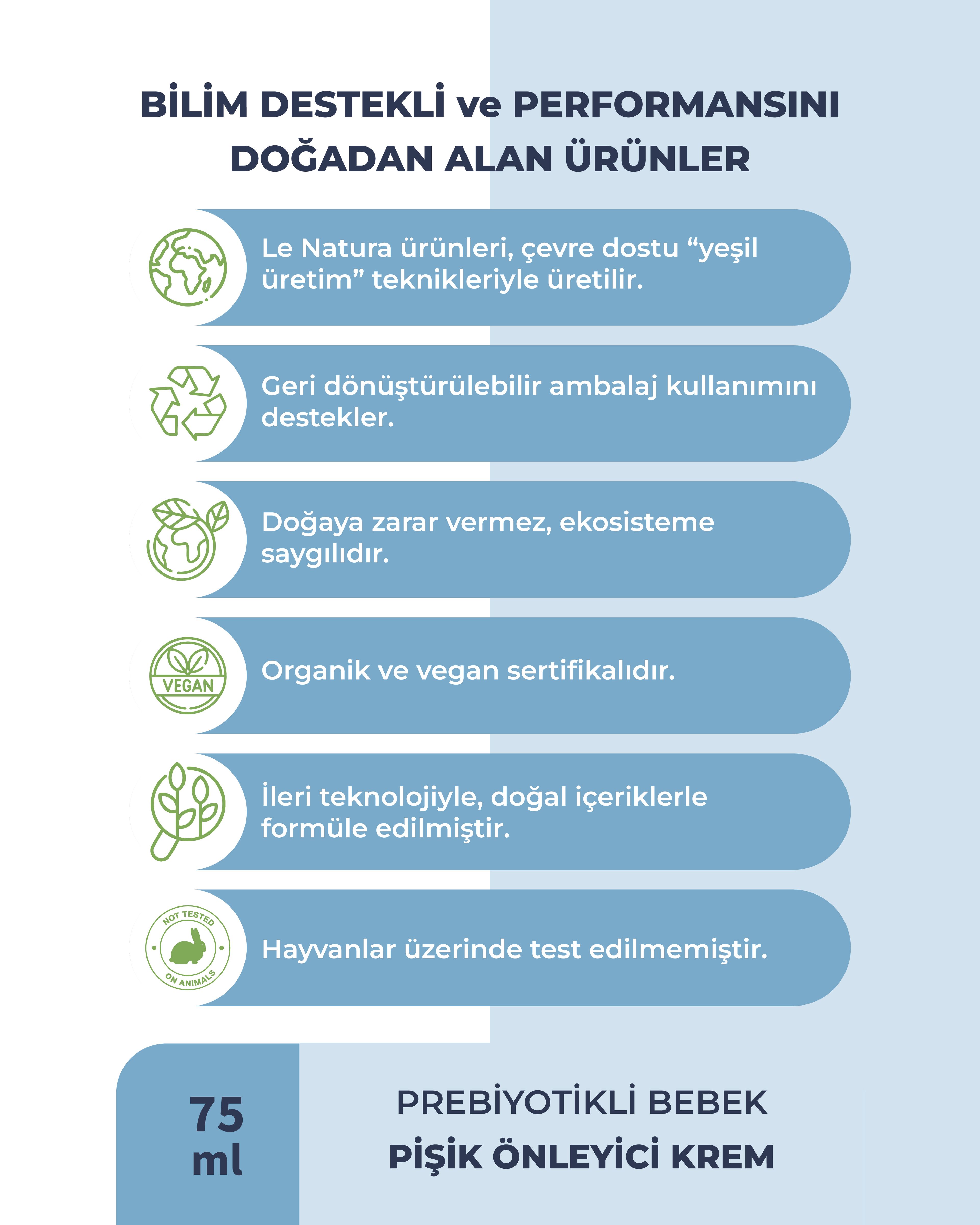 Organik, Vegan ve Prebiyotikli Bebek Pişik Önleyici Krem - Sarı Kantaron Özlü ve Hodan Yağlı 75 ml
