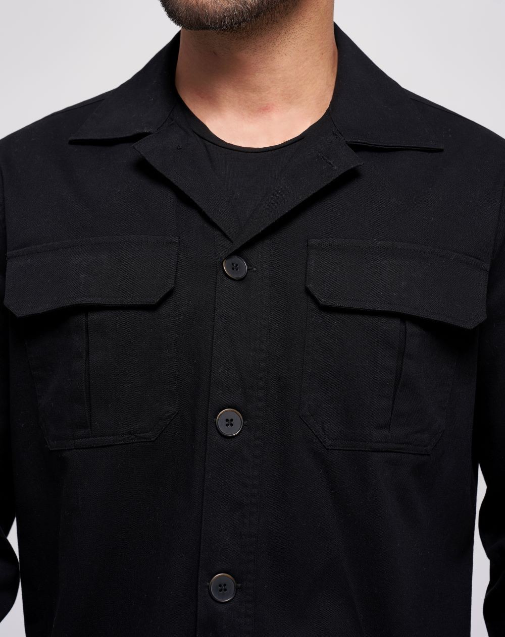 Siyah Gömlek Ceket