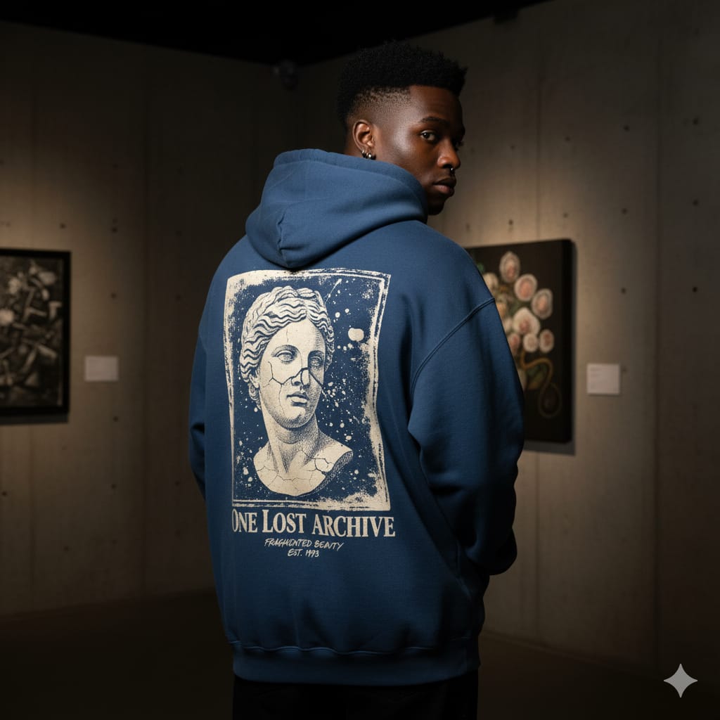 OVERSIZE SWEATSHIRT MAVİ