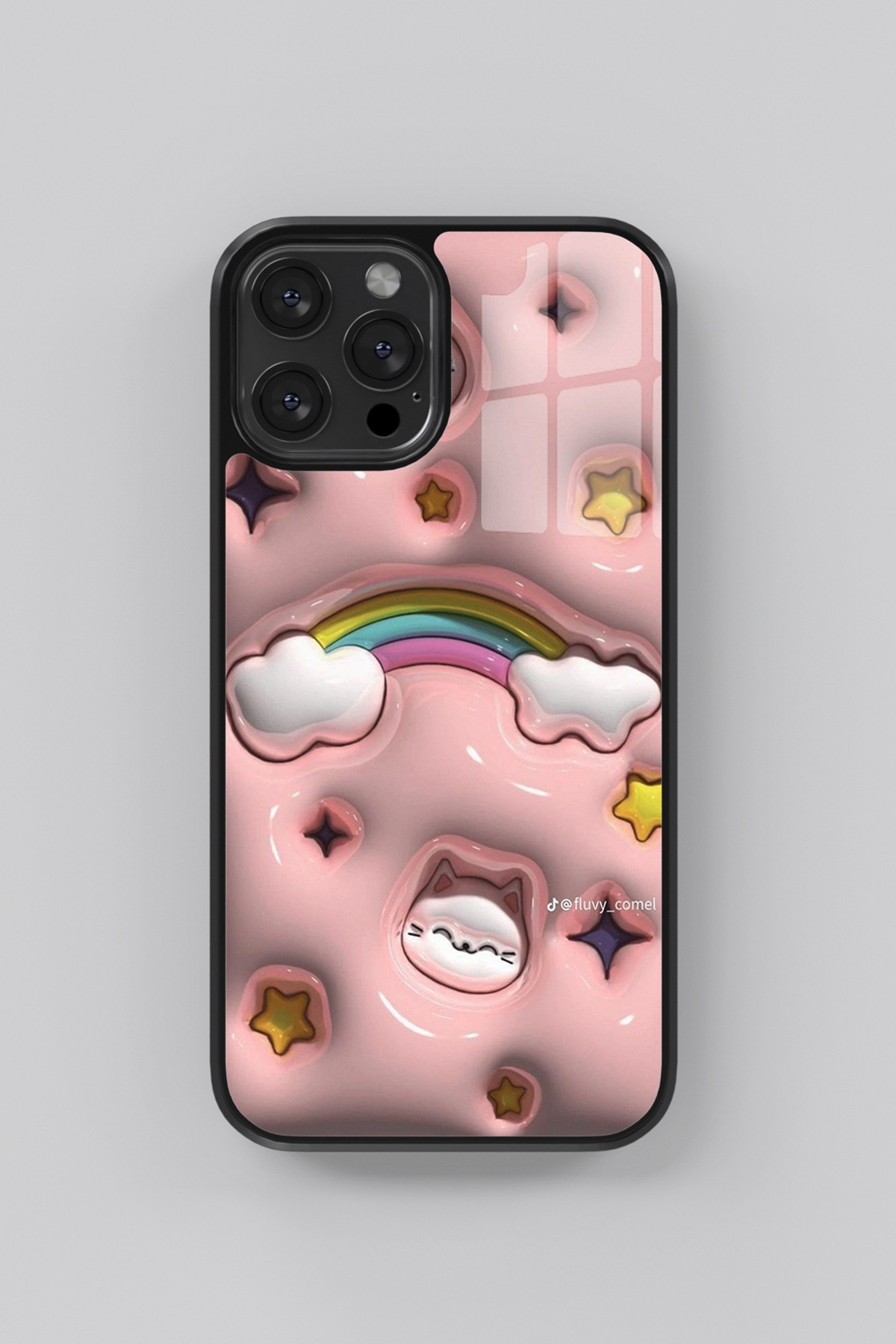 3D Raınbow Cloud Flexible Cam Kılıf