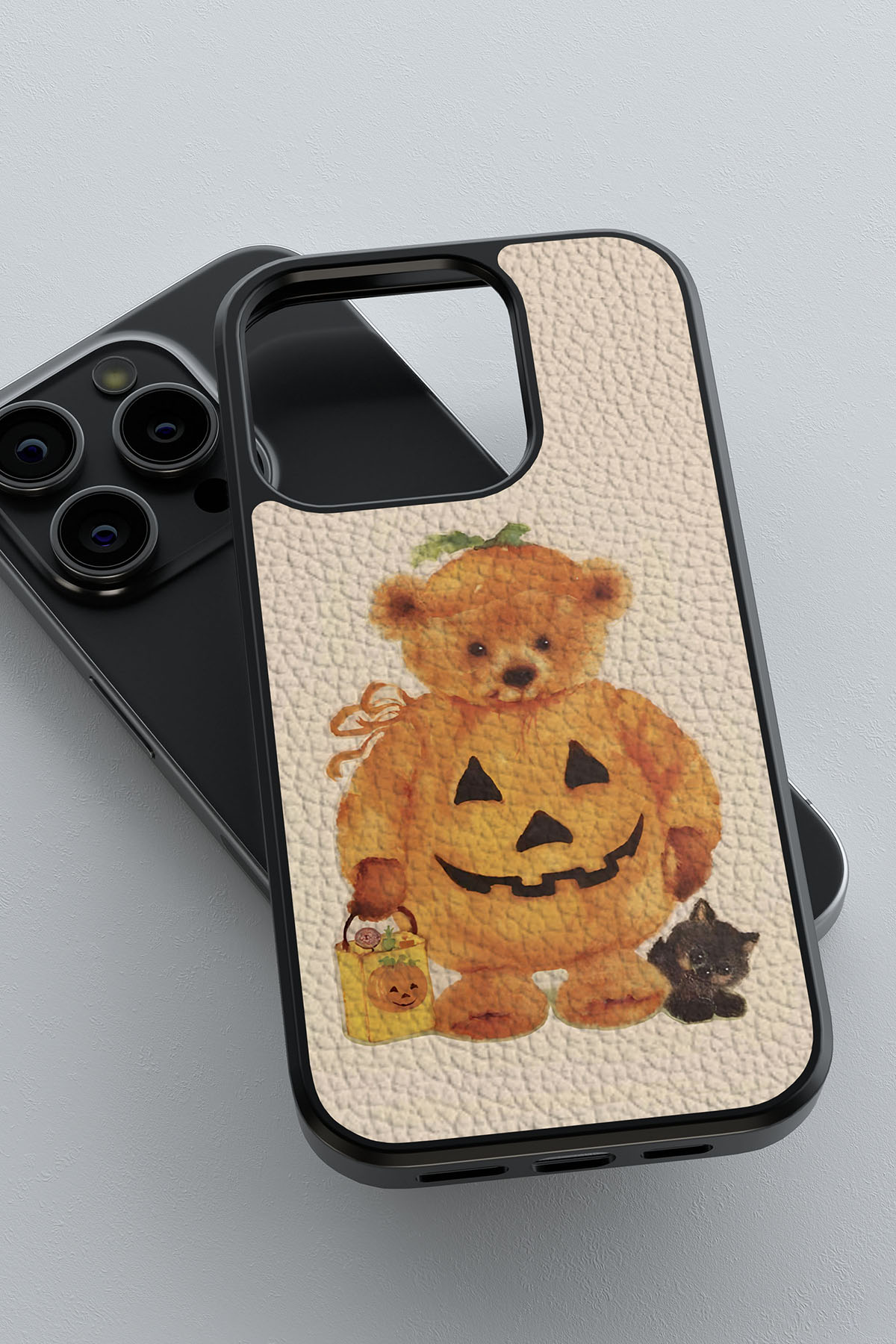 Pumpkin Bear Vegie Deri Kılıf