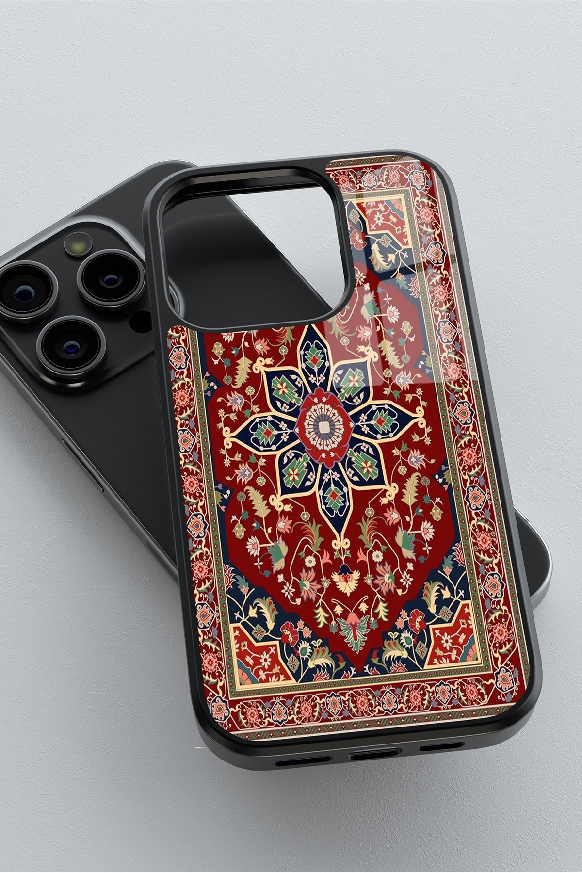 Crimson Elegance Fiyonk Flexible Cam Kılıf
