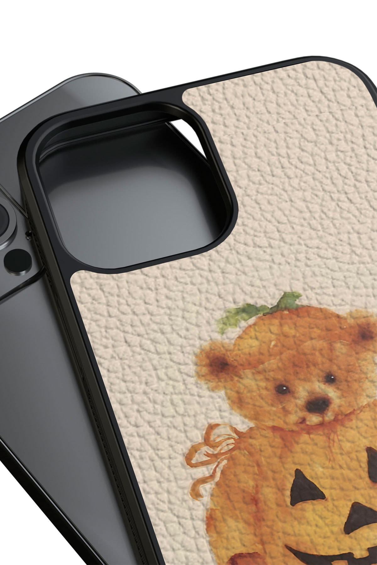 Pumpkin Bear Vegie Deri Kılıf