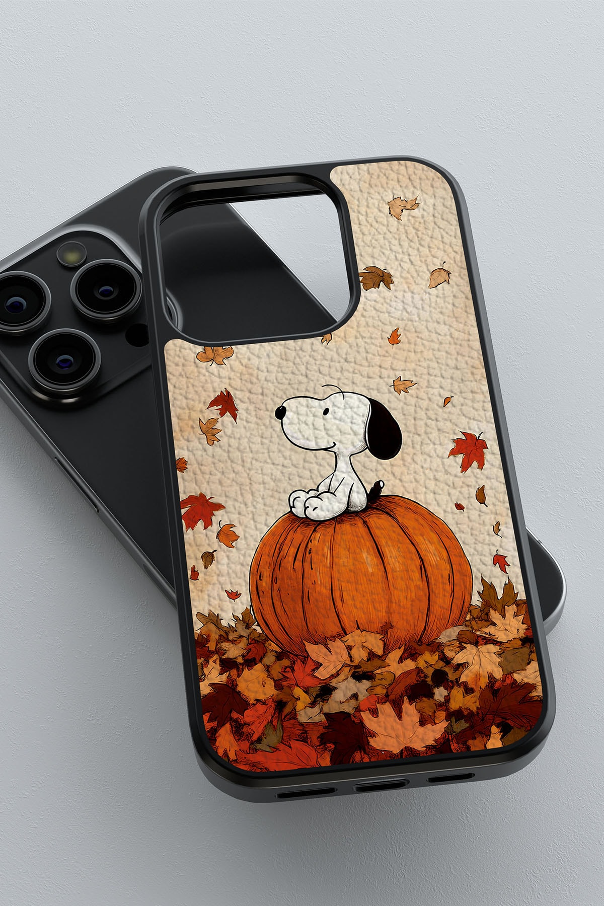 Autumn Snoopy Vegie Deri Kılıf