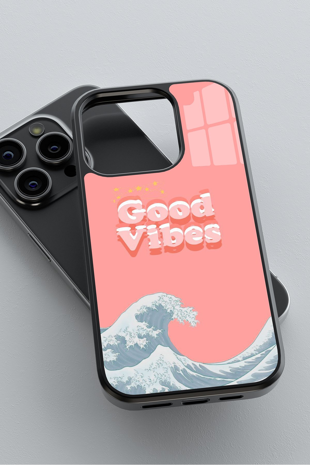 Good Vıbes Pınk Flexible Cam Kılıf