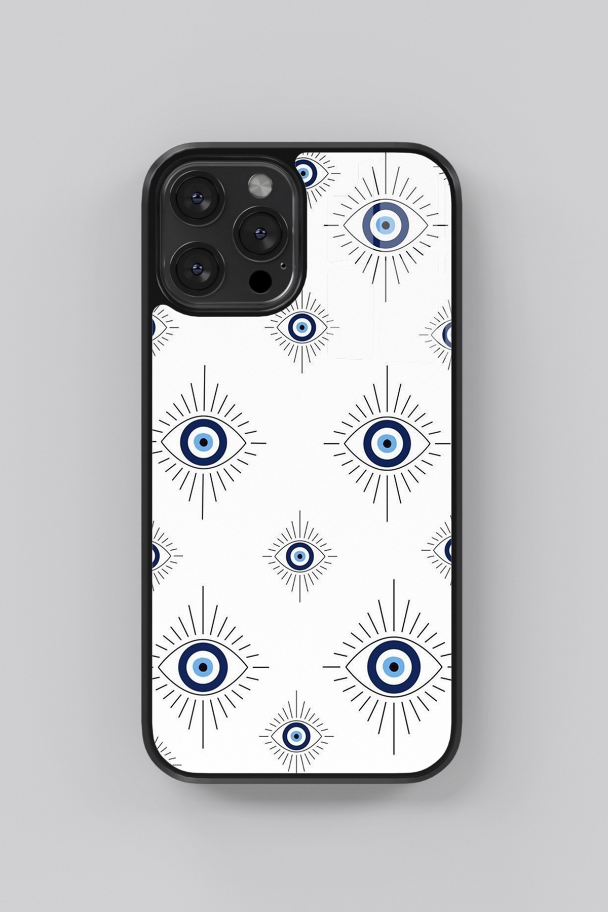 Evıl Eye Beads Flexible Cam Kılıf