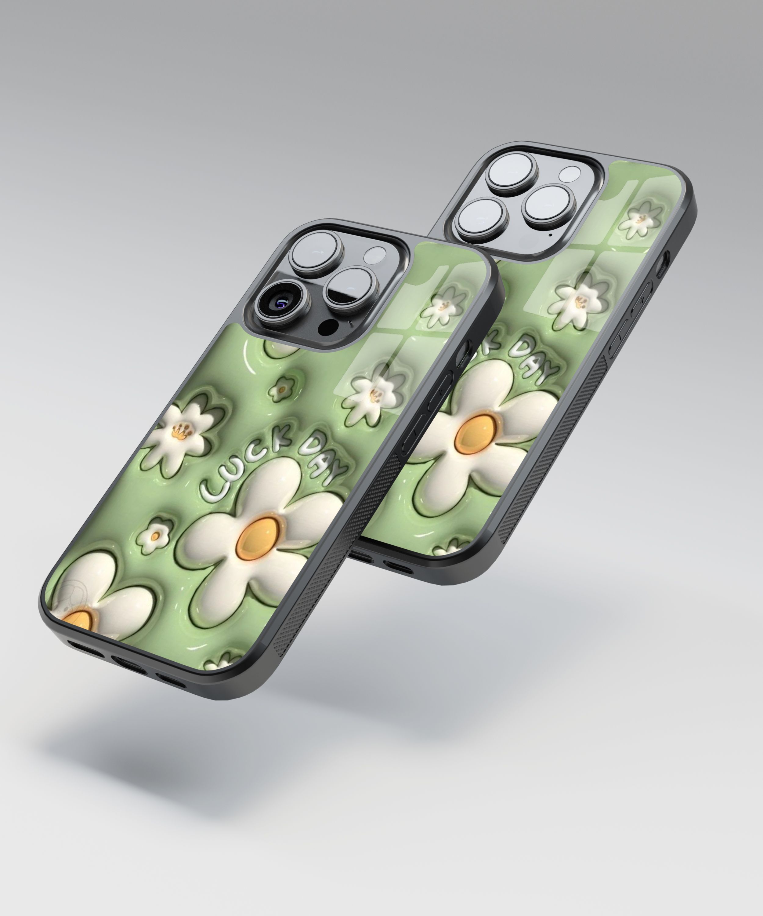 3D Luck Day Flower Flexible Cam Kılıf