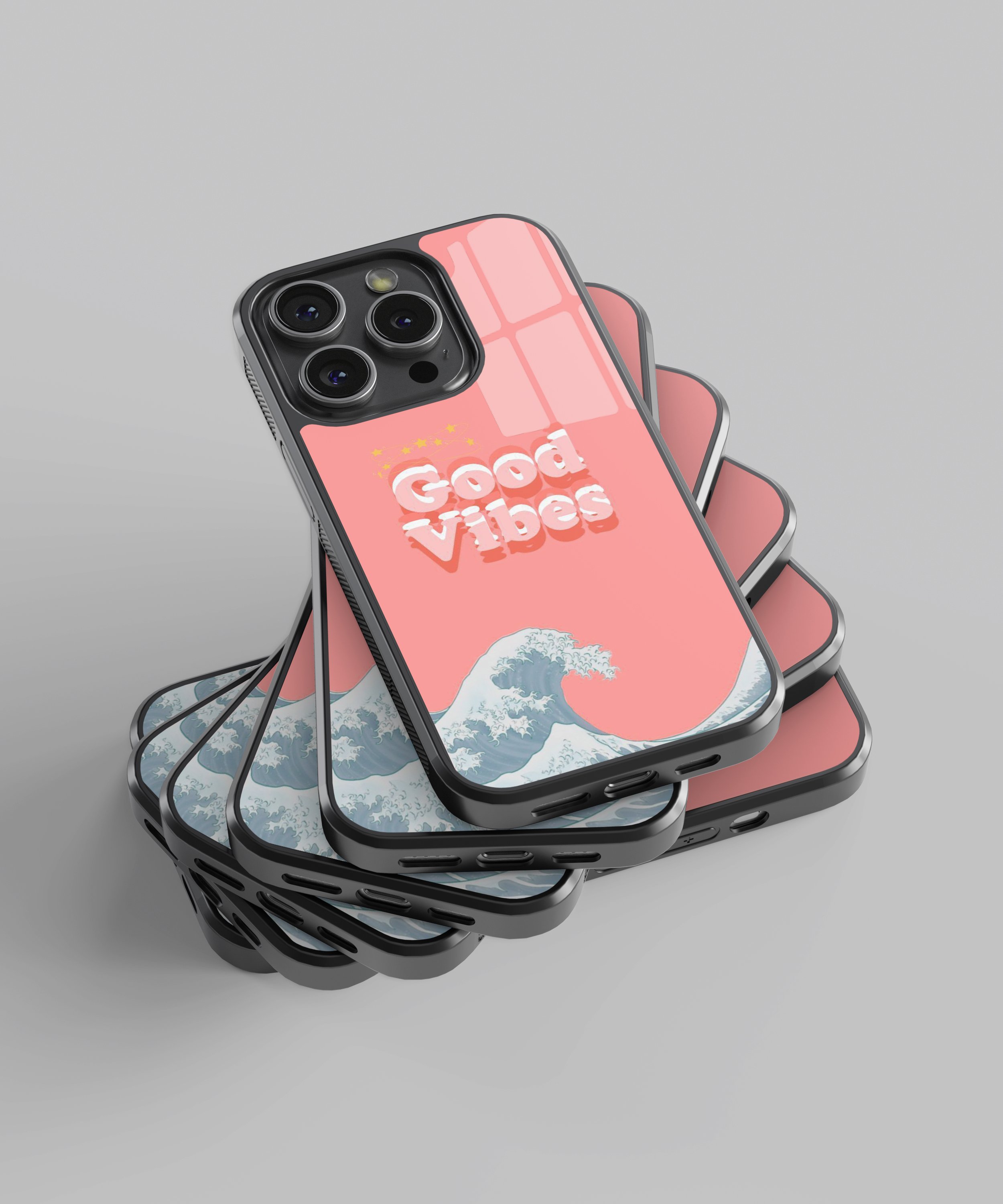 Good Vıbes Pınk Flexible Cam Kılıf
