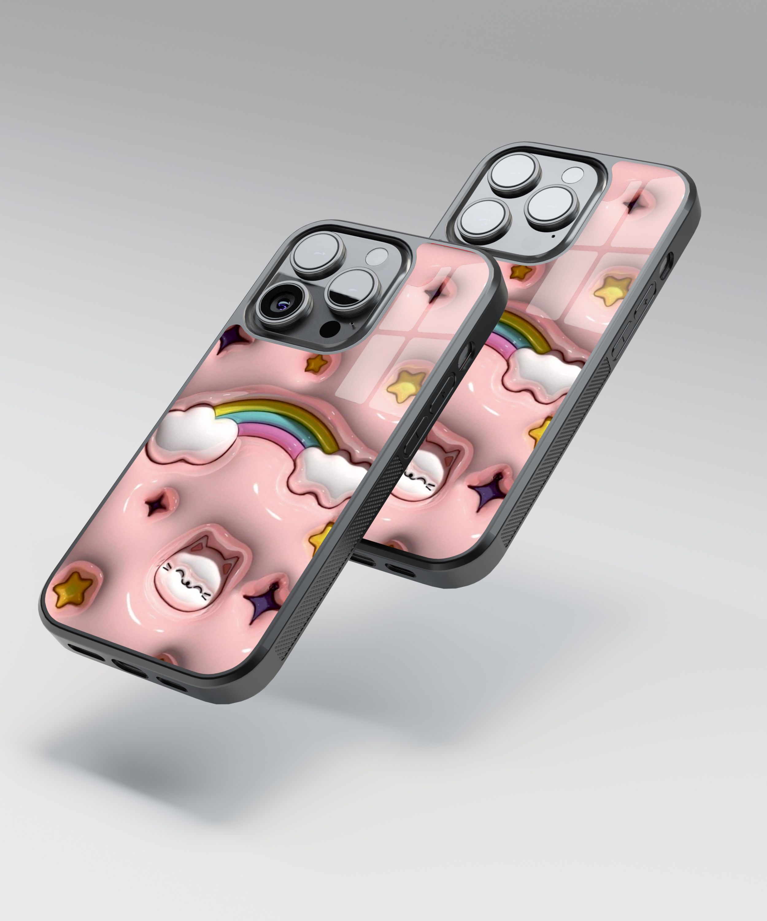 3D Raınbow Cloud Flexible Cam Kılıf