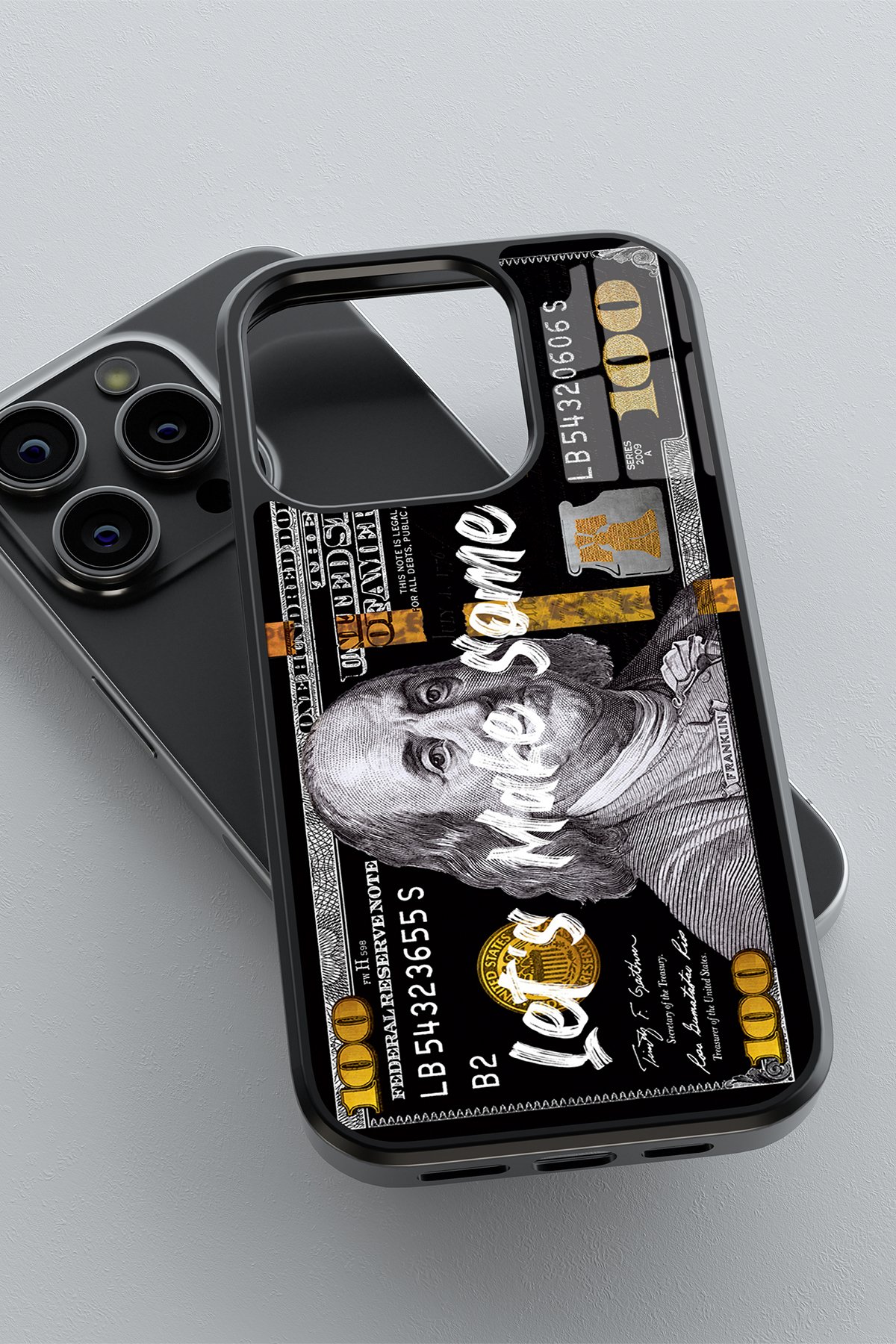 Black Dollar Flexible Cam Kılıf