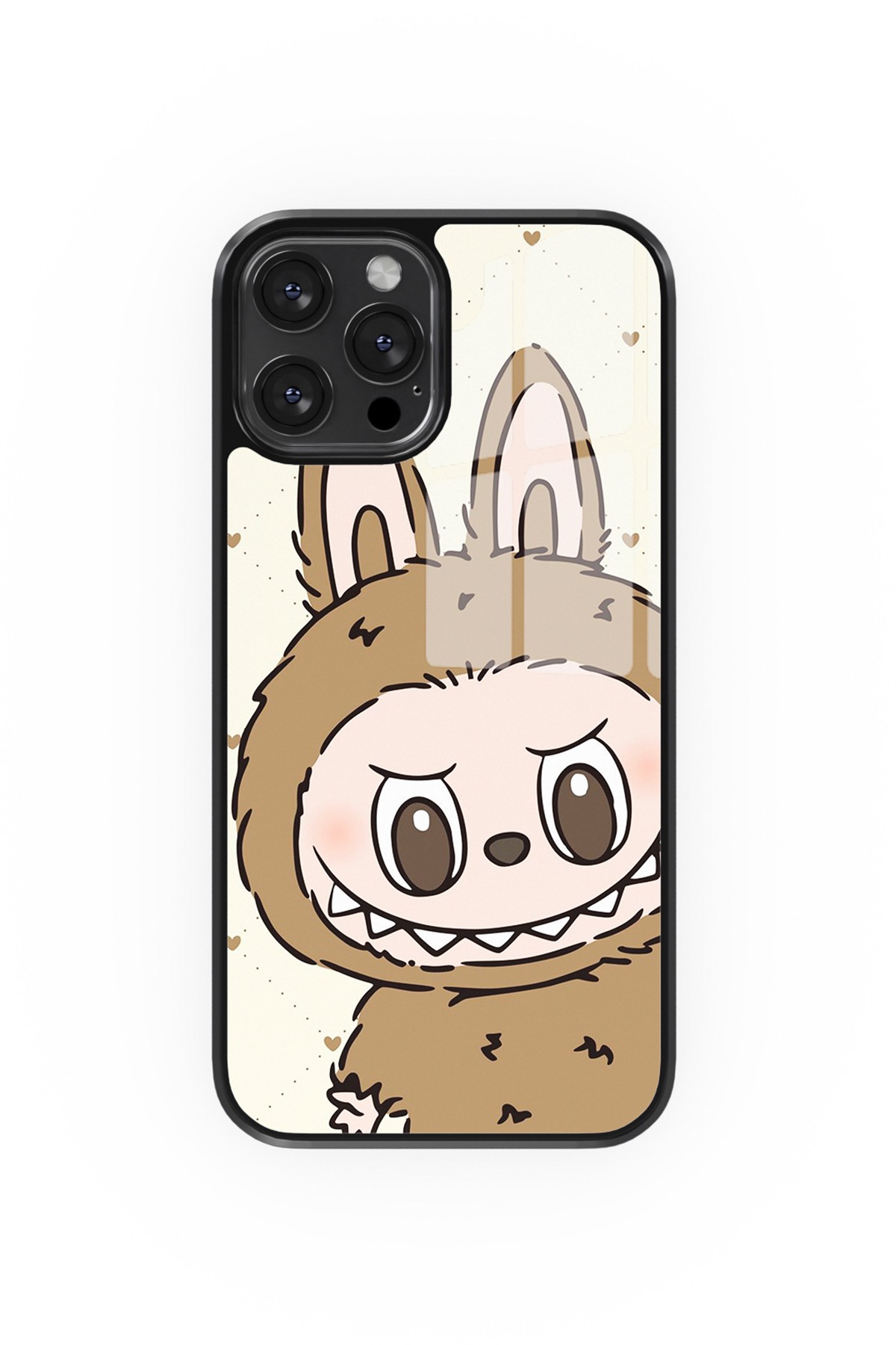 Labubu Mocha Brown Flexible Cam Kılıf