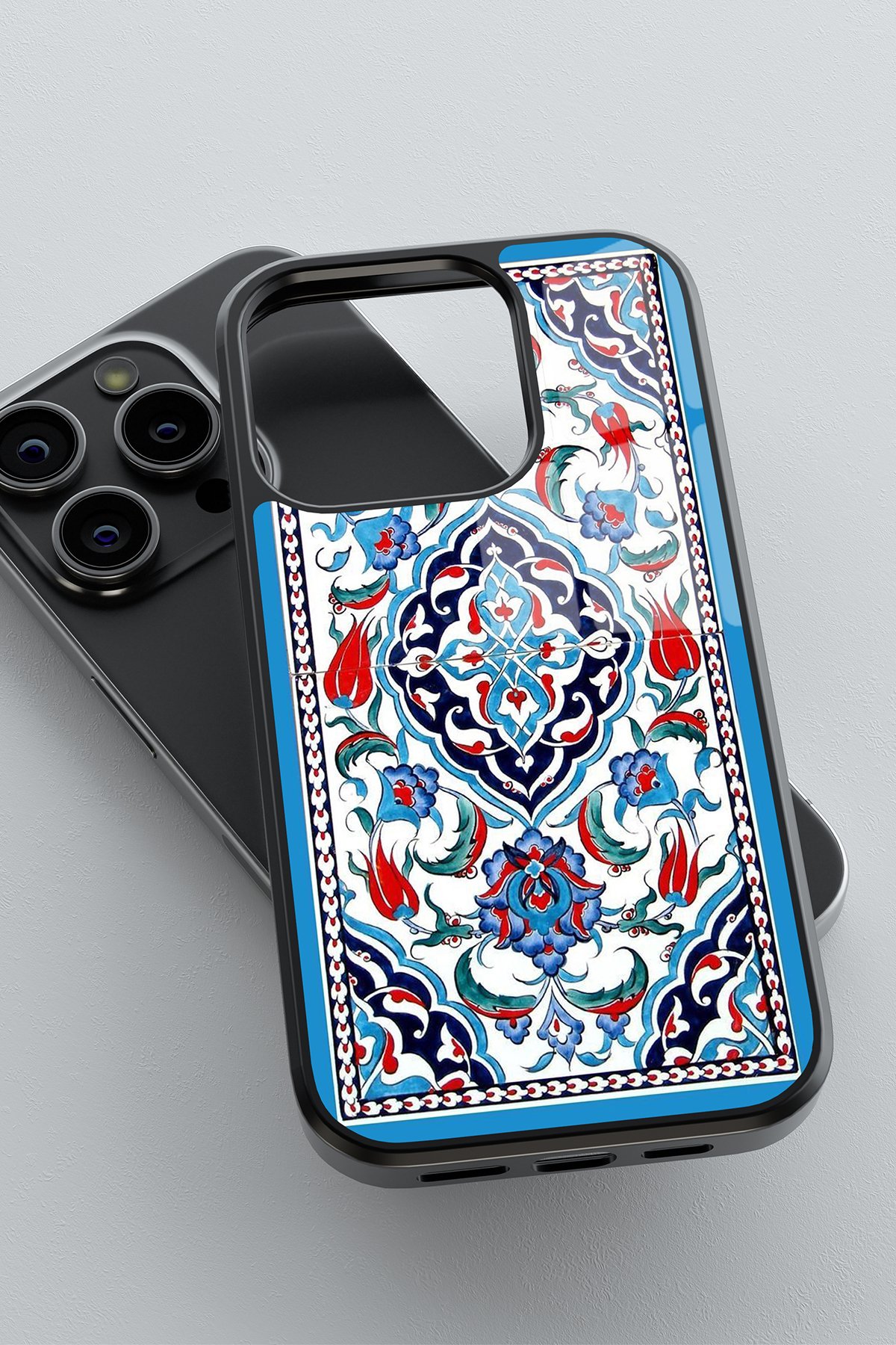Ottoman Tile Flexible Cam Kılıf